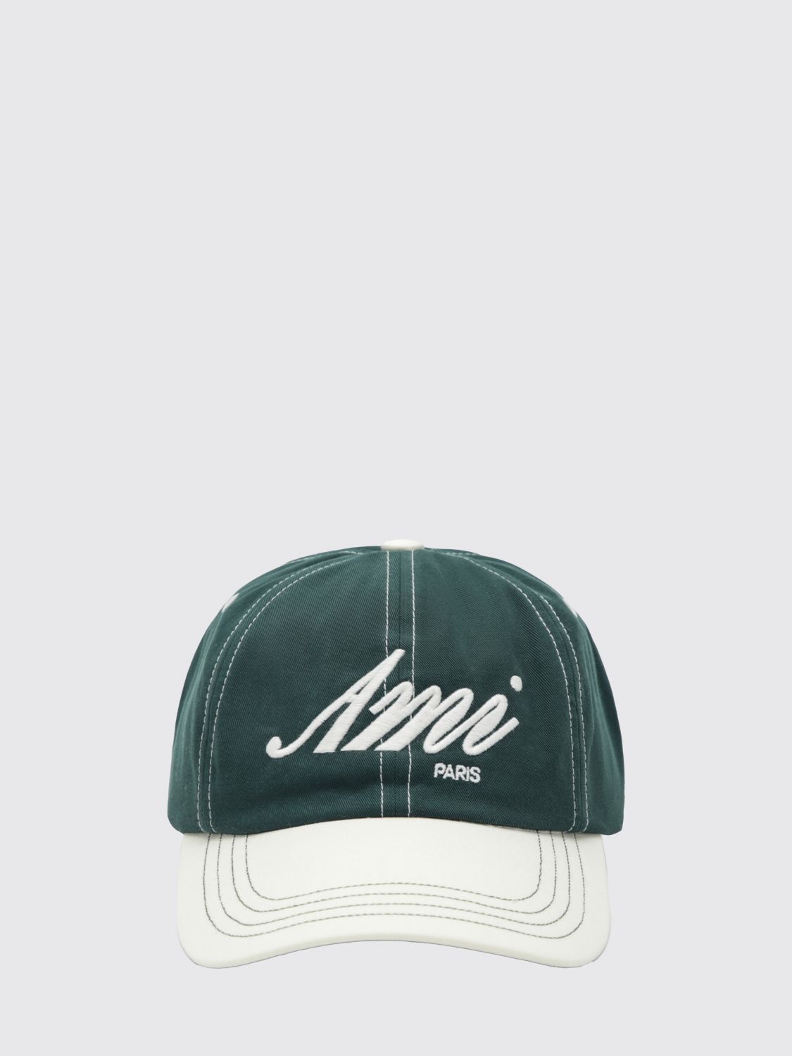 AMI PARIS HAT: Hat men Ami Paris, Ivory - Img 1