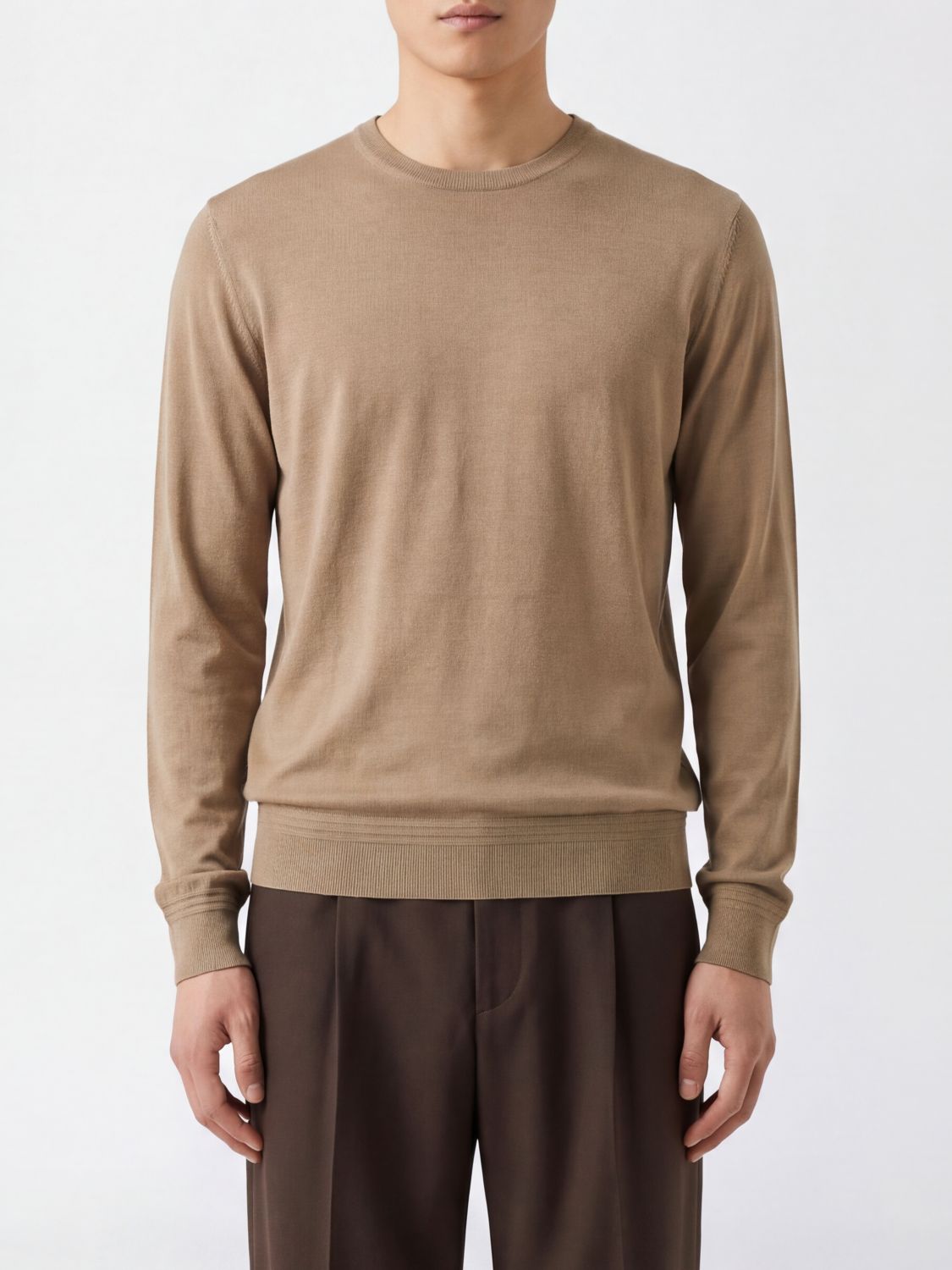BARENA SWEATSHIRT: Sweatshirt men Barena, Brown - Img 1