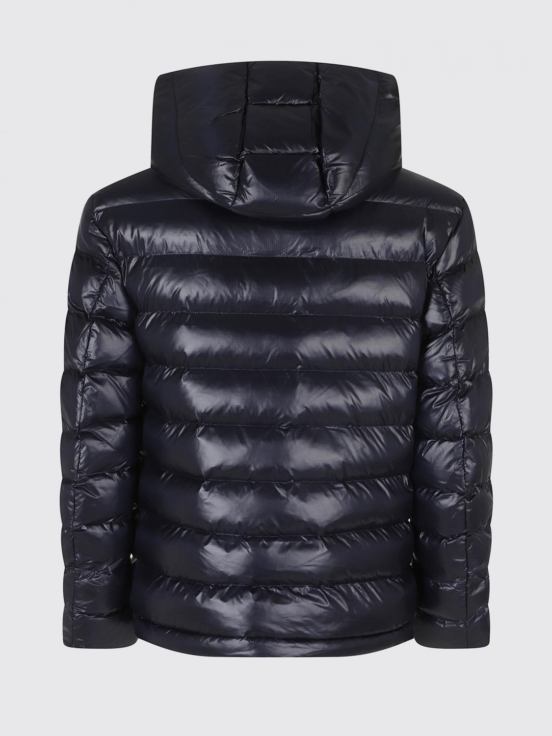 BLAUER GIACCA: Piumino Blauer in nylon trapuntato idrorepellente con cappuccio e collo alto, Blue - Img 3