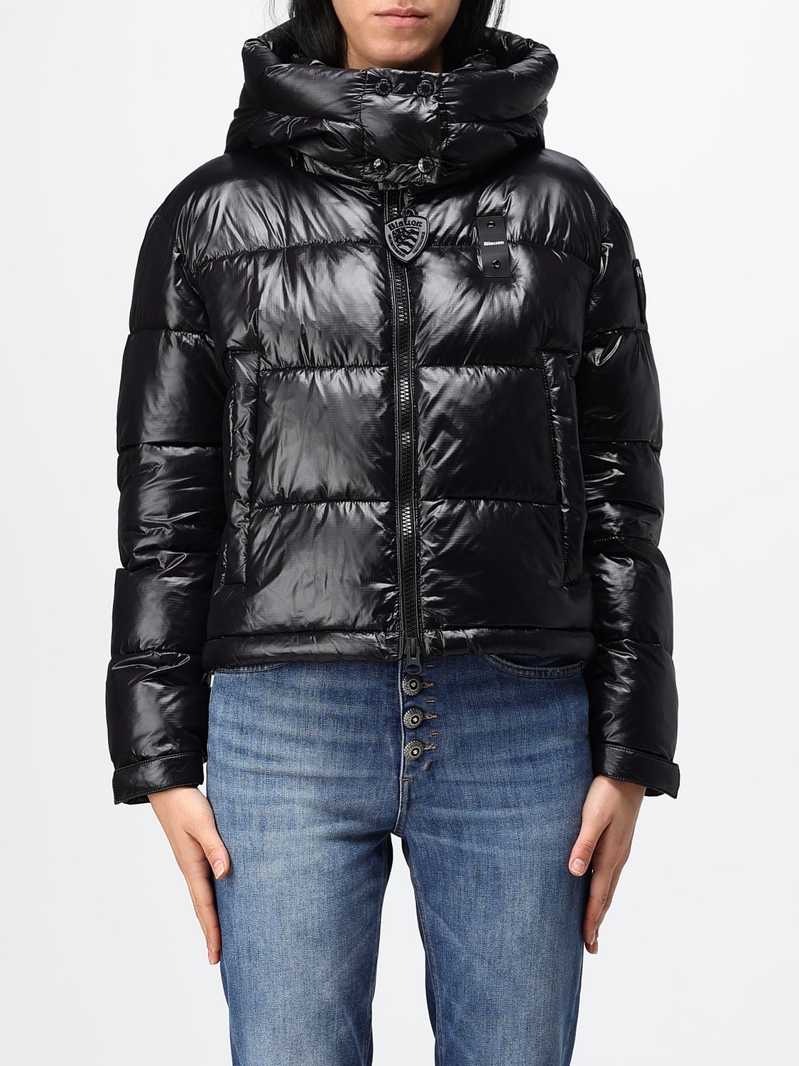 BLAUER JACKET: Jacket woman Blauer, Black - Img 1