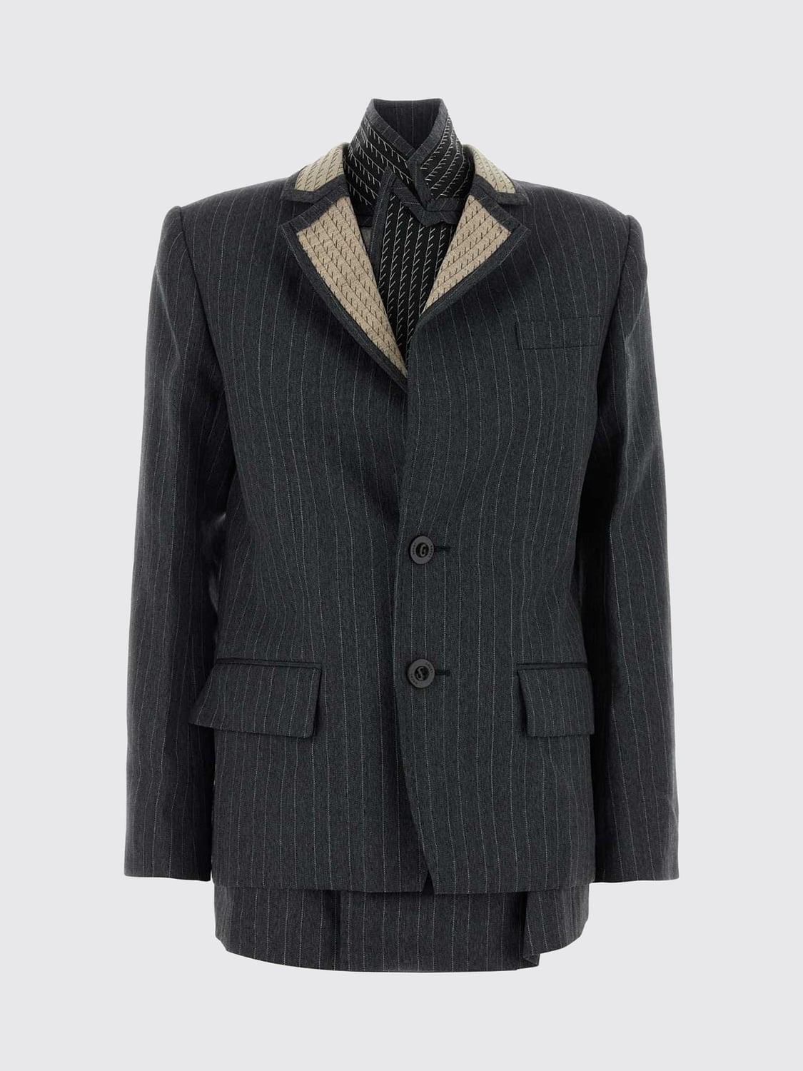SACAI JACKET: Jacket woman Sacai, Black - Img 1