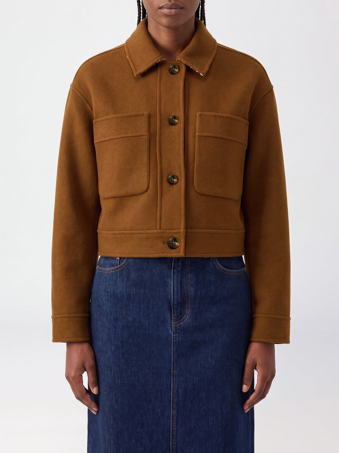 MAX MARA GIACCA: Giacca donna Max Mara, Cuoio - Img 1