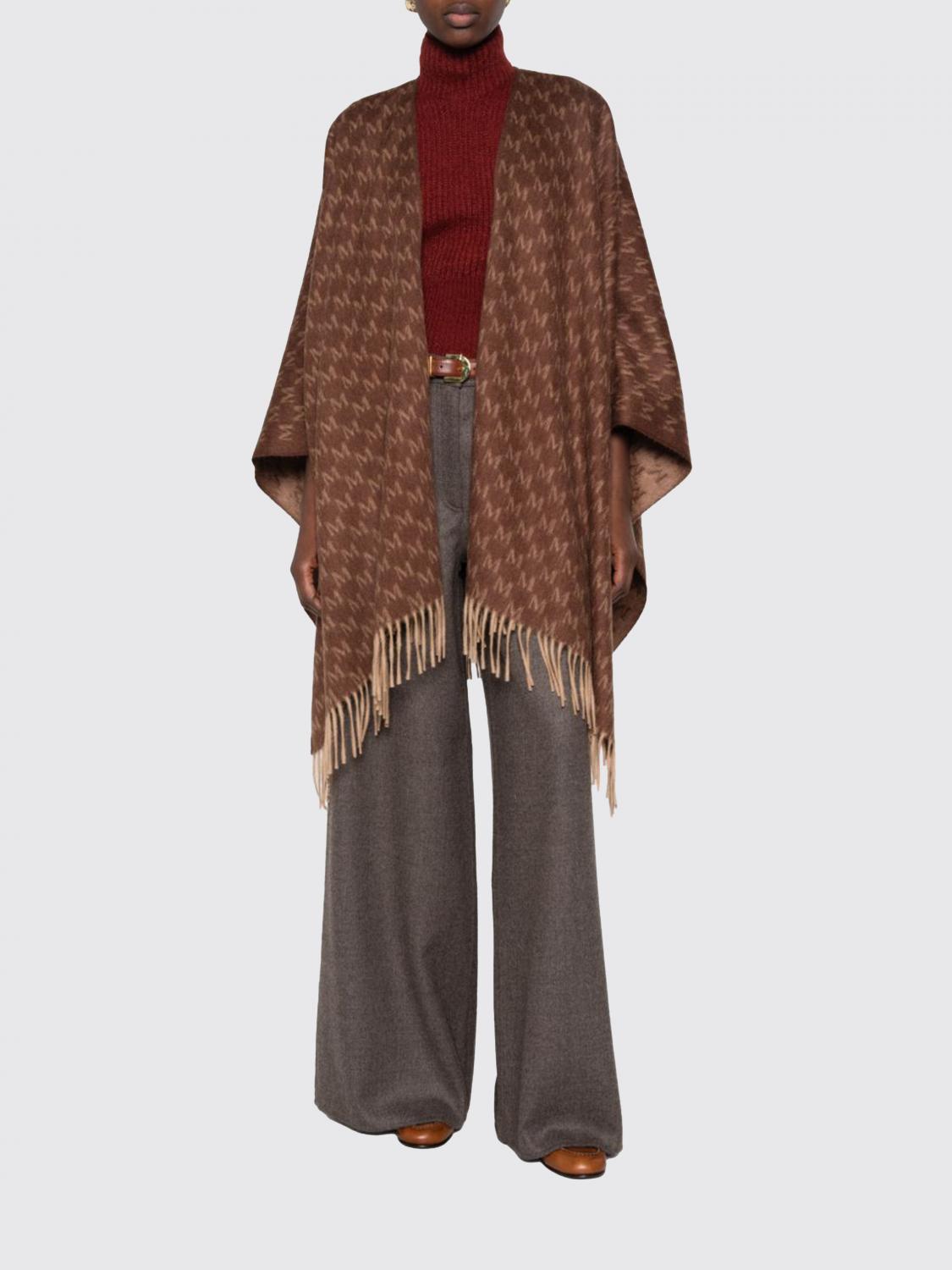 MAX MARA ÉCHARPE: Écharpe femme Max Mara, Marron - Img 1