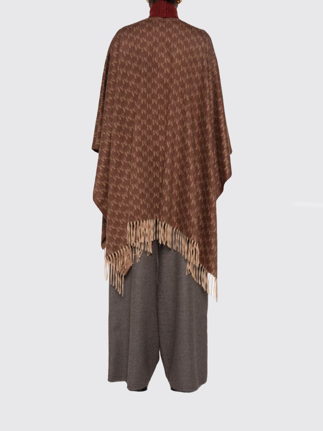 MAX MARA ÉCHARPE: Écharpe femme Max Mara, Marron - Img 3