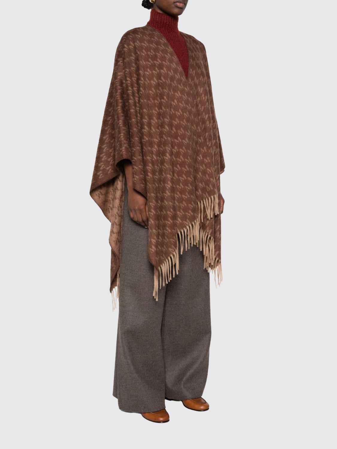 MAX MARA ÉCHARPE: Écharpe femme Max Mara, Marron - Img 4