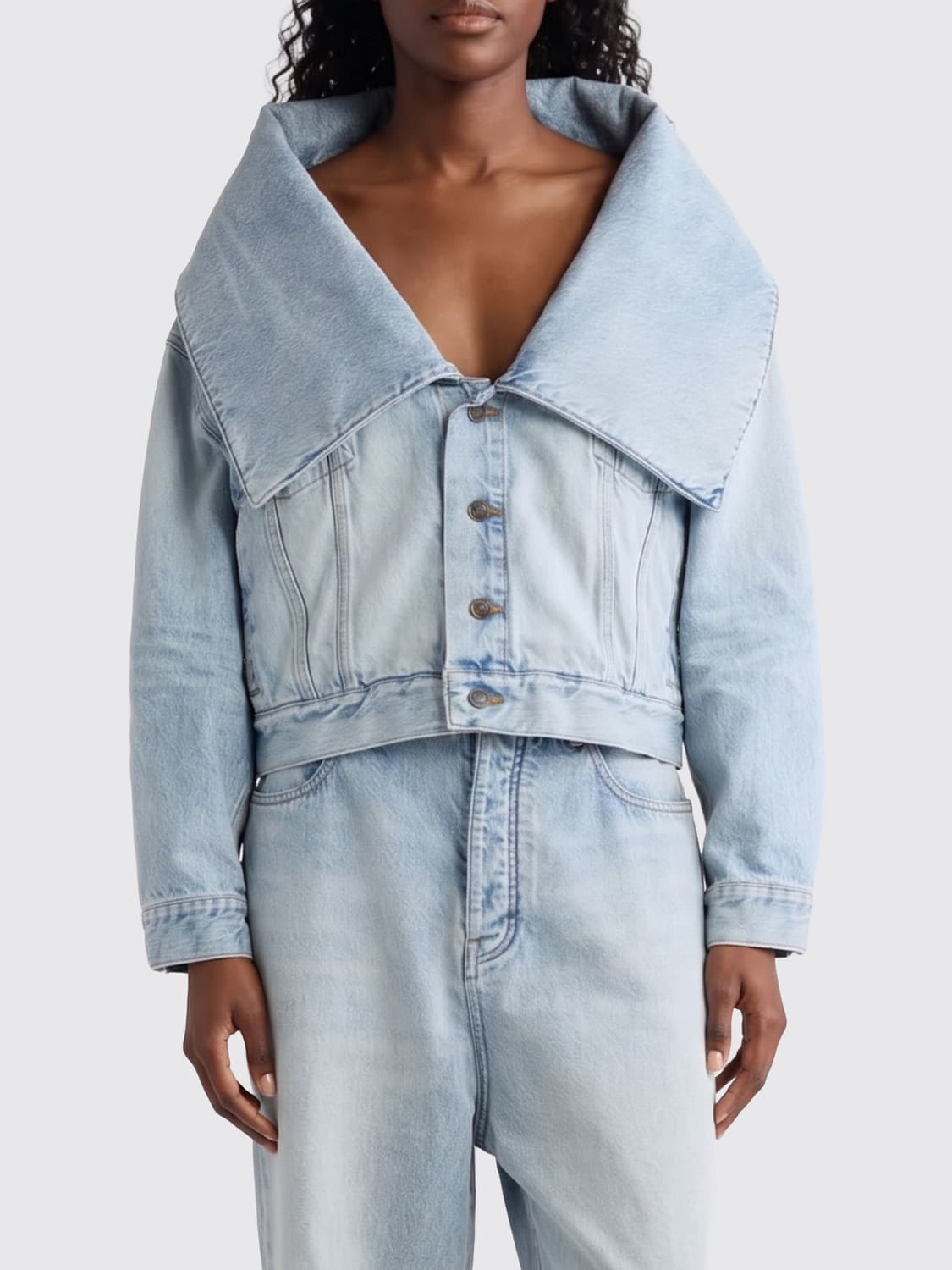 BALENCIAGA PULLOVER: Pullover damen Balenciaga, Blau - Img 1