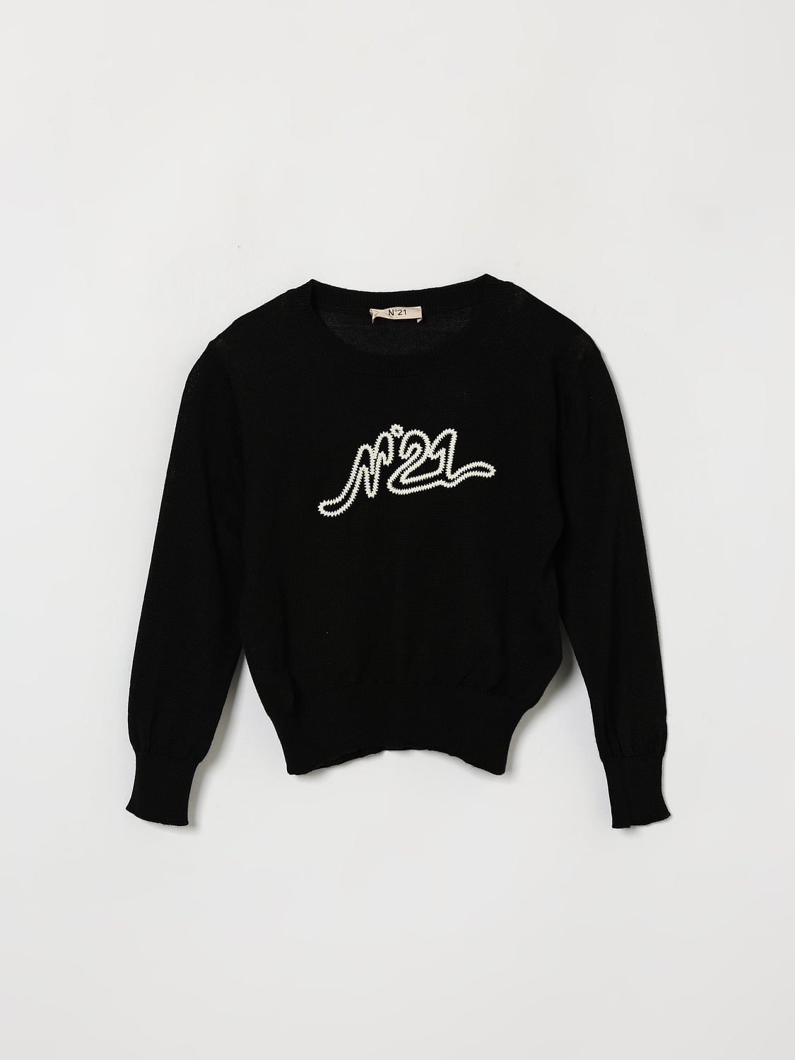 N° 21 PULLOVER: Pullover kinder N° 21, Schwarz - Img 1