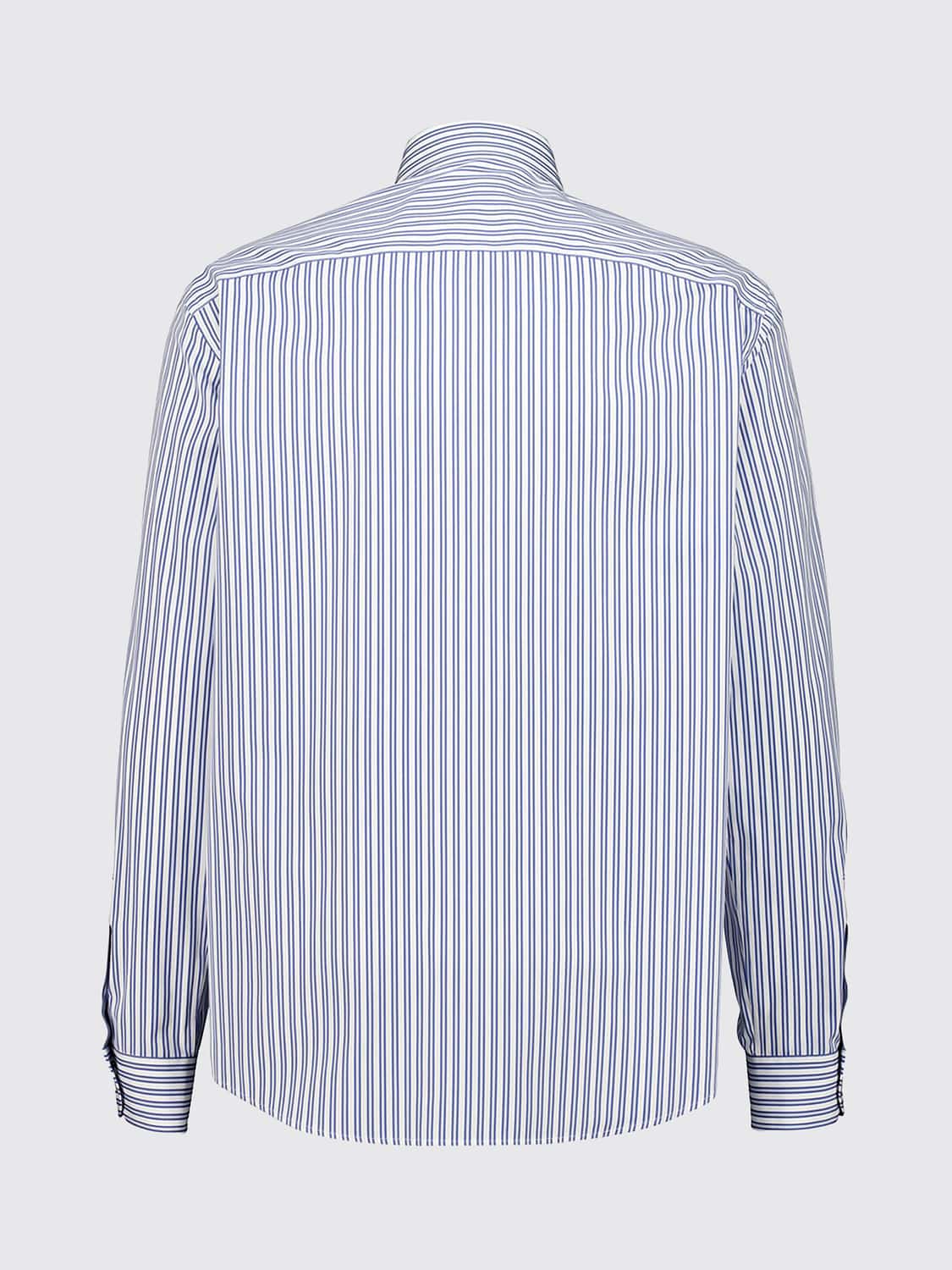 VALENTINO GARAVANI SHIRT: Valentino Garavani Striped Cotton Button-Down Slim Fit Shirt, Ivory - Img 3