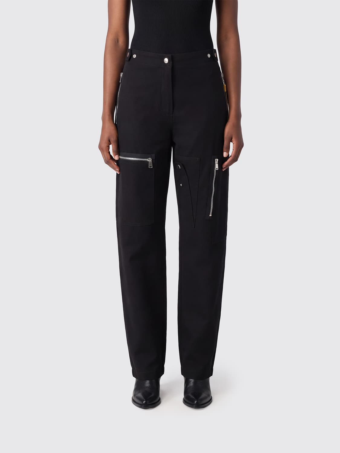 FENDI PANTALONES: Pantalones mujer Fendi, Negro - Img 1