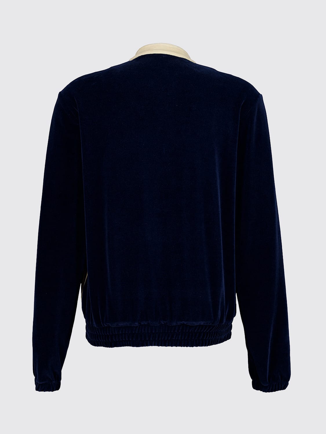 VALENTINO GARAVANI SWEATSHIRT: Valentino Garavani Geometric Print Velvet Zip-Up Jumper with High Neck, Multicolor - Img 3