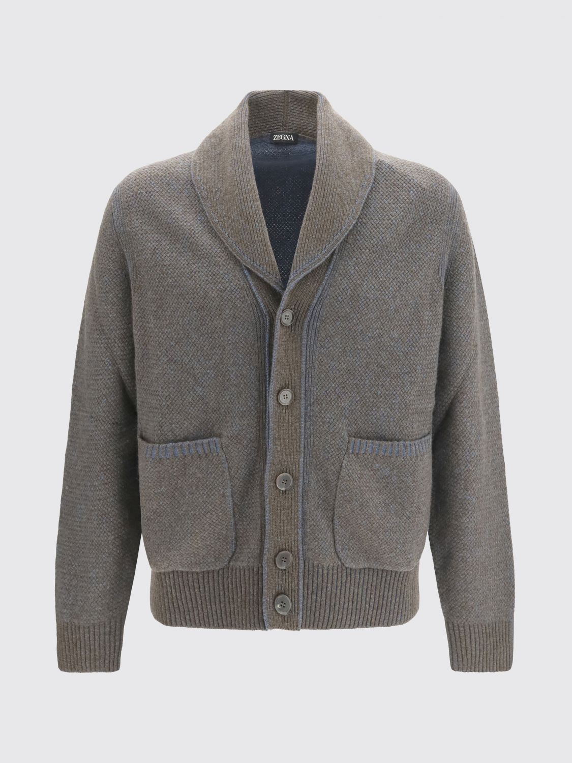 ZEGNA セーター: セーター メンズ Zegna, ブラウン - Img 2