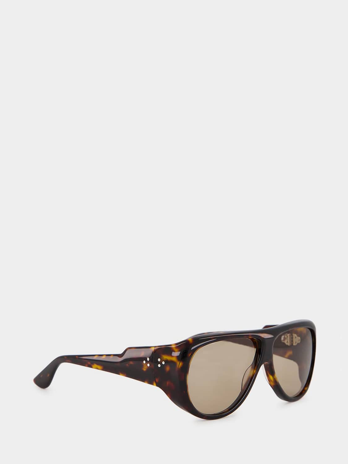 PORT TANGER SUNGLASSES: Port Tanger Gambia Teardrop Tortoiseshell Acetate Sunglasses, Brown - Img 3