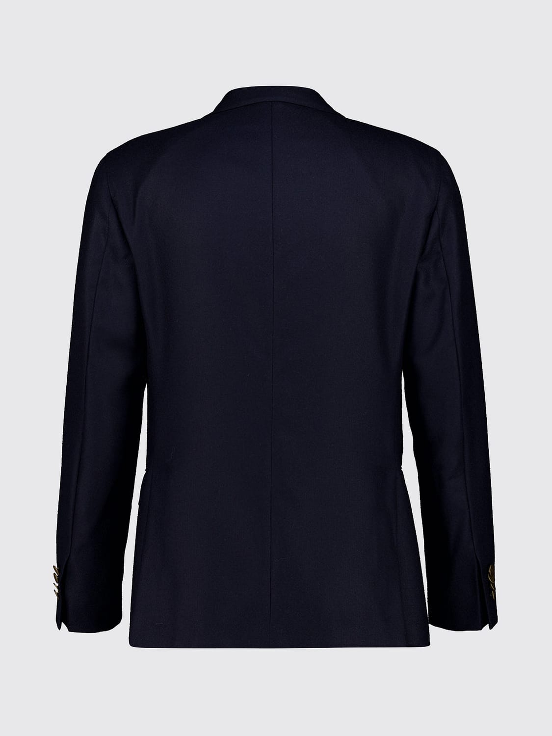 BOGLIOLI JACKE: Einreihiger Zwei-Knopf-Blazer von Boglioli aus 100% Schurwolle mit Pattentaschen, Blau - Img 3