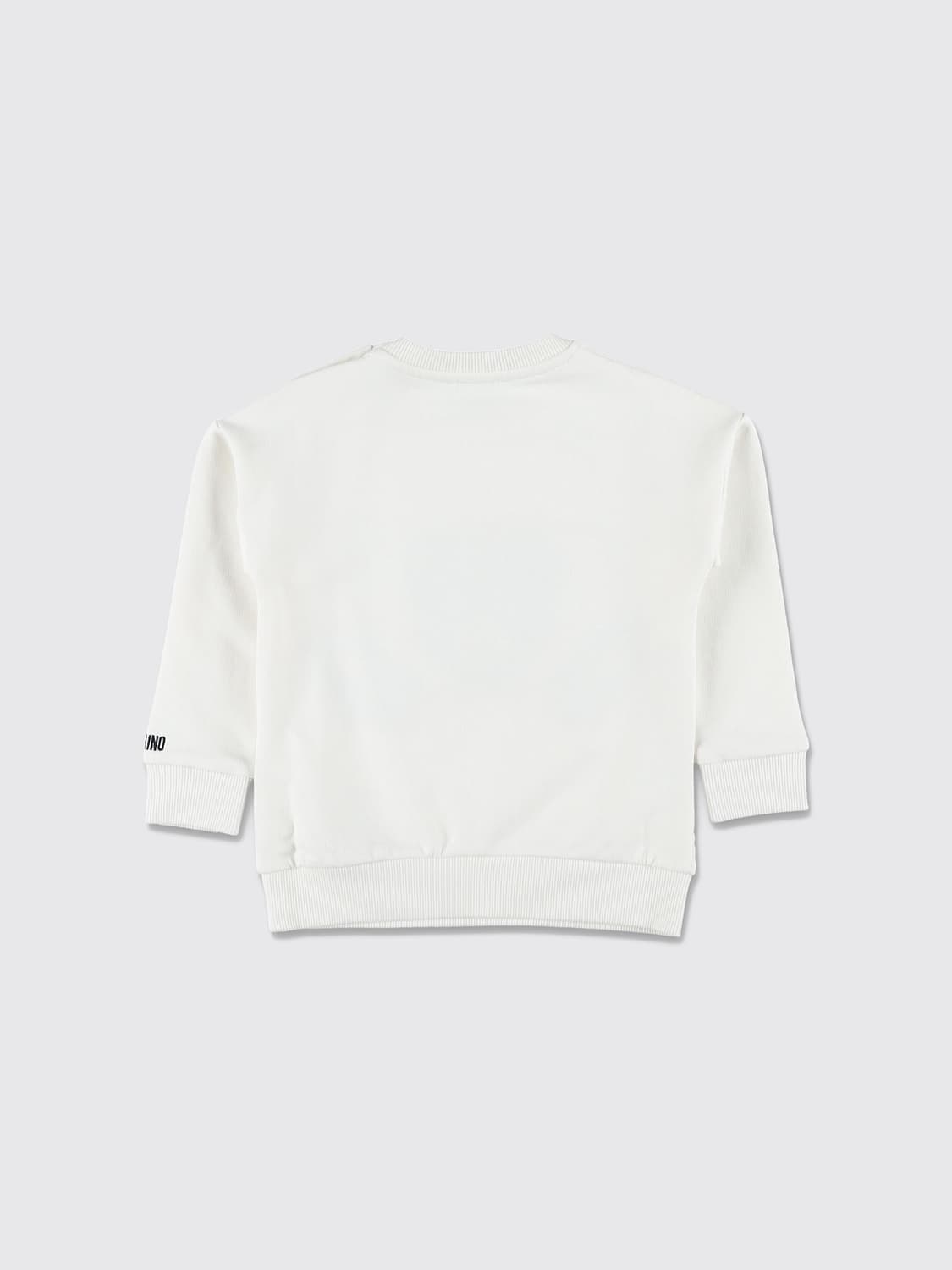 MOSCHINO ENSEMBLE: Ensemble deux pièces Moschino pour garçon en jersey avec imprimé Teddy Bear, Blanc - Img 2