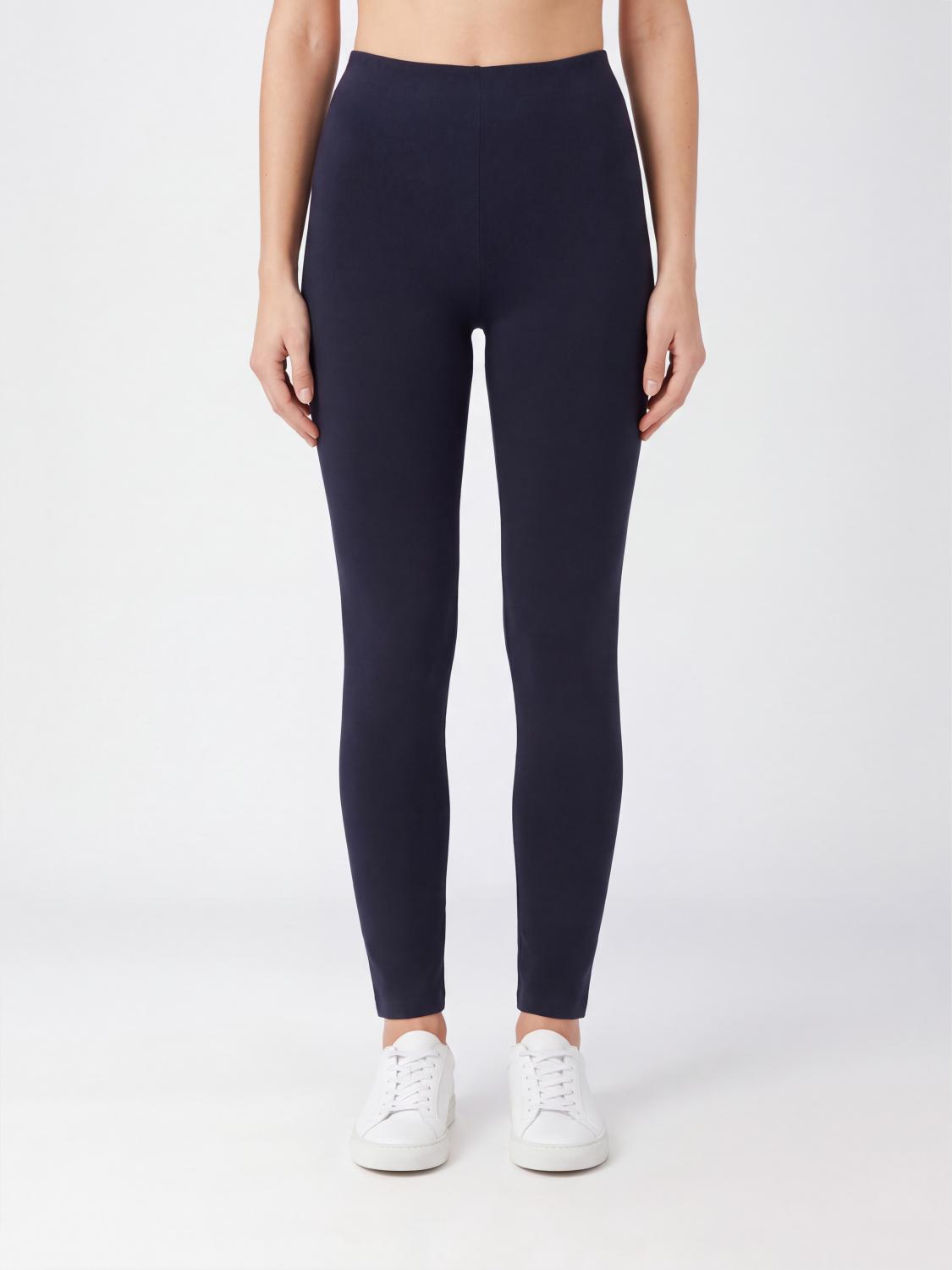 WOLFORD PANTALONES: Leggings Wolford de tiro alto y corte skinny en tejido técnico elástico, Negro - Img 1