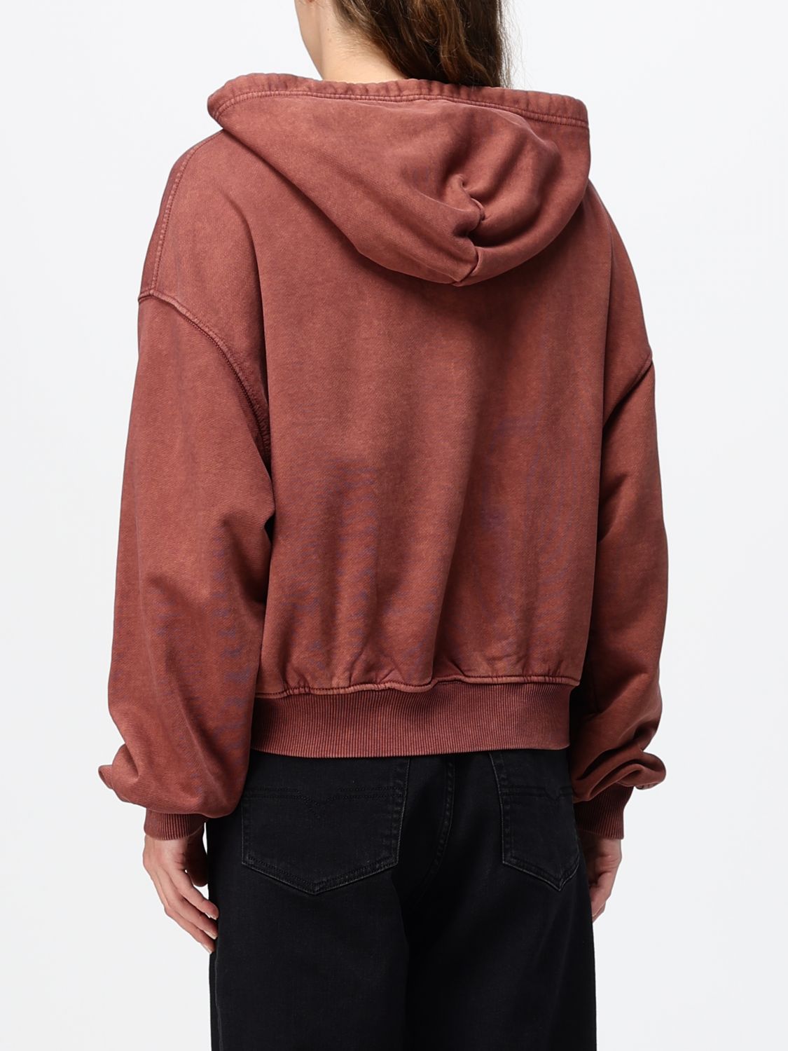 DIESEL SUDADERA: Sudadera mujer Diesel, Color Óxido - Img 2
