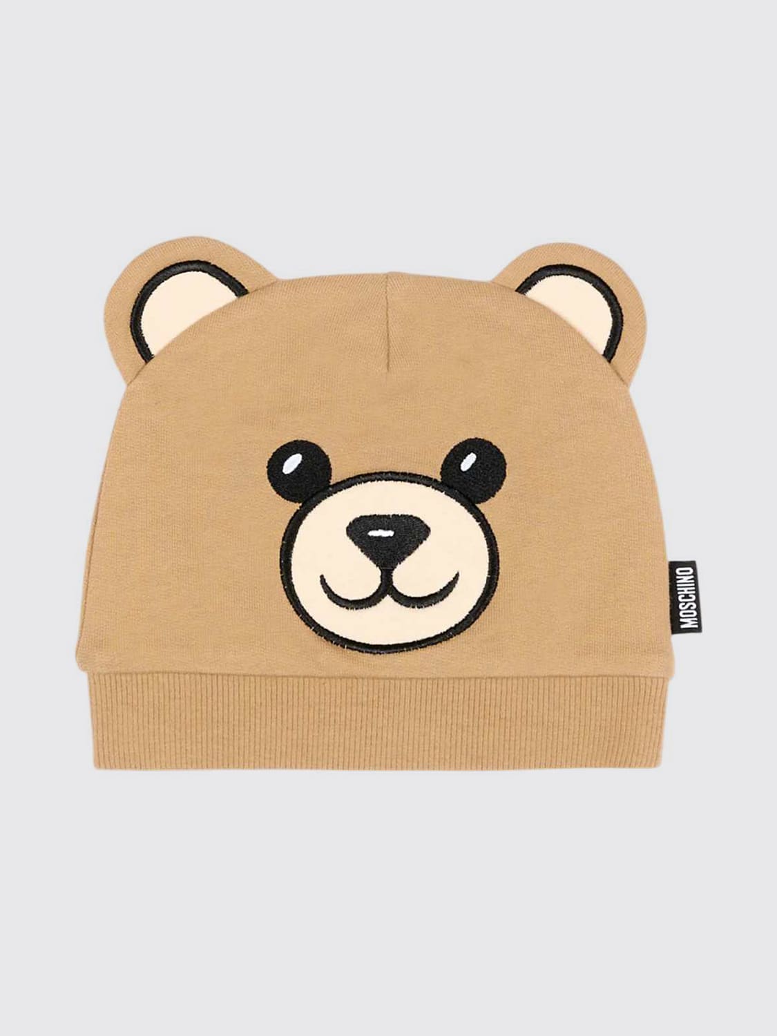 MOSCHINO HAT: Hat kids Moschino, Brown - Img 1