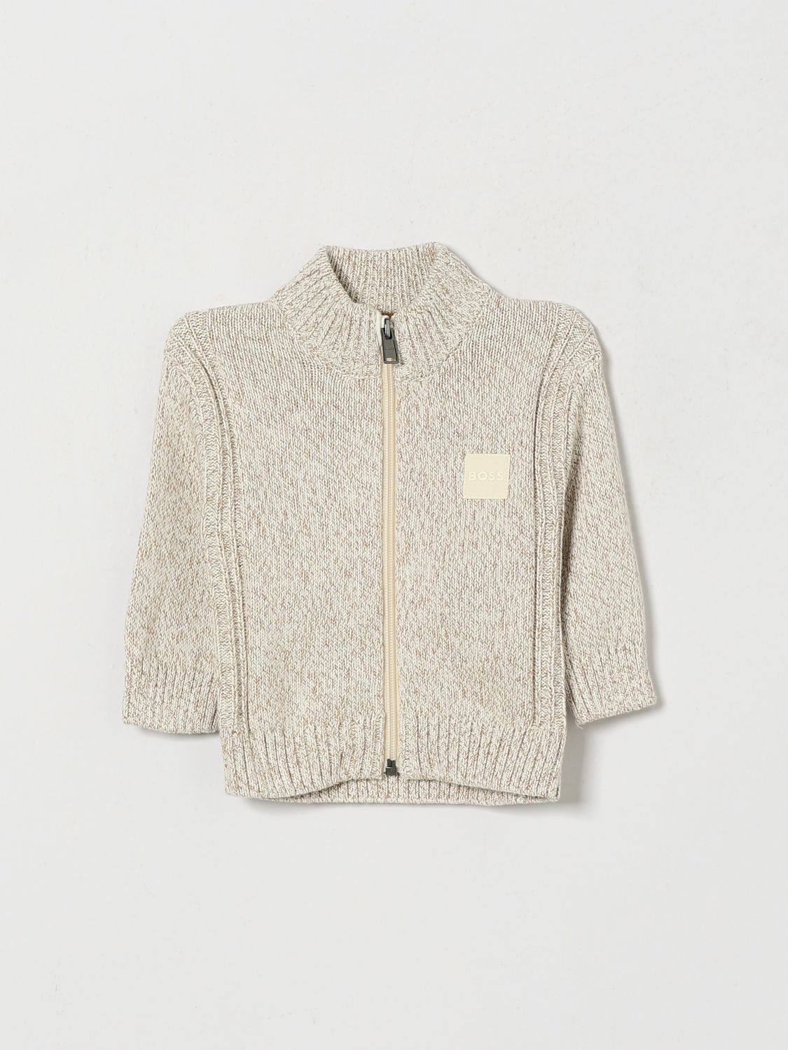 BOSS JACKET: Jacket kids Boss, Ivory - Img 1