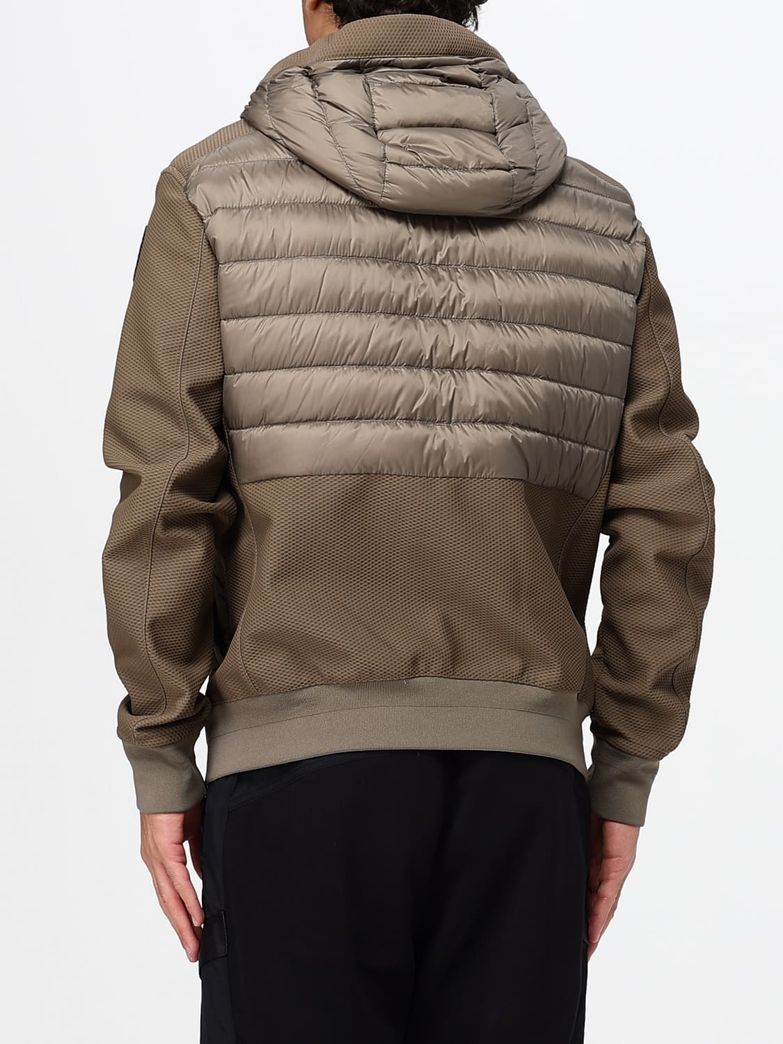 PARAJUMPERS ジャケット: PARAJUMPERS リサイクルナイロン&ソフトシェル製 フード付きパファージャケット, マッド - Img 2