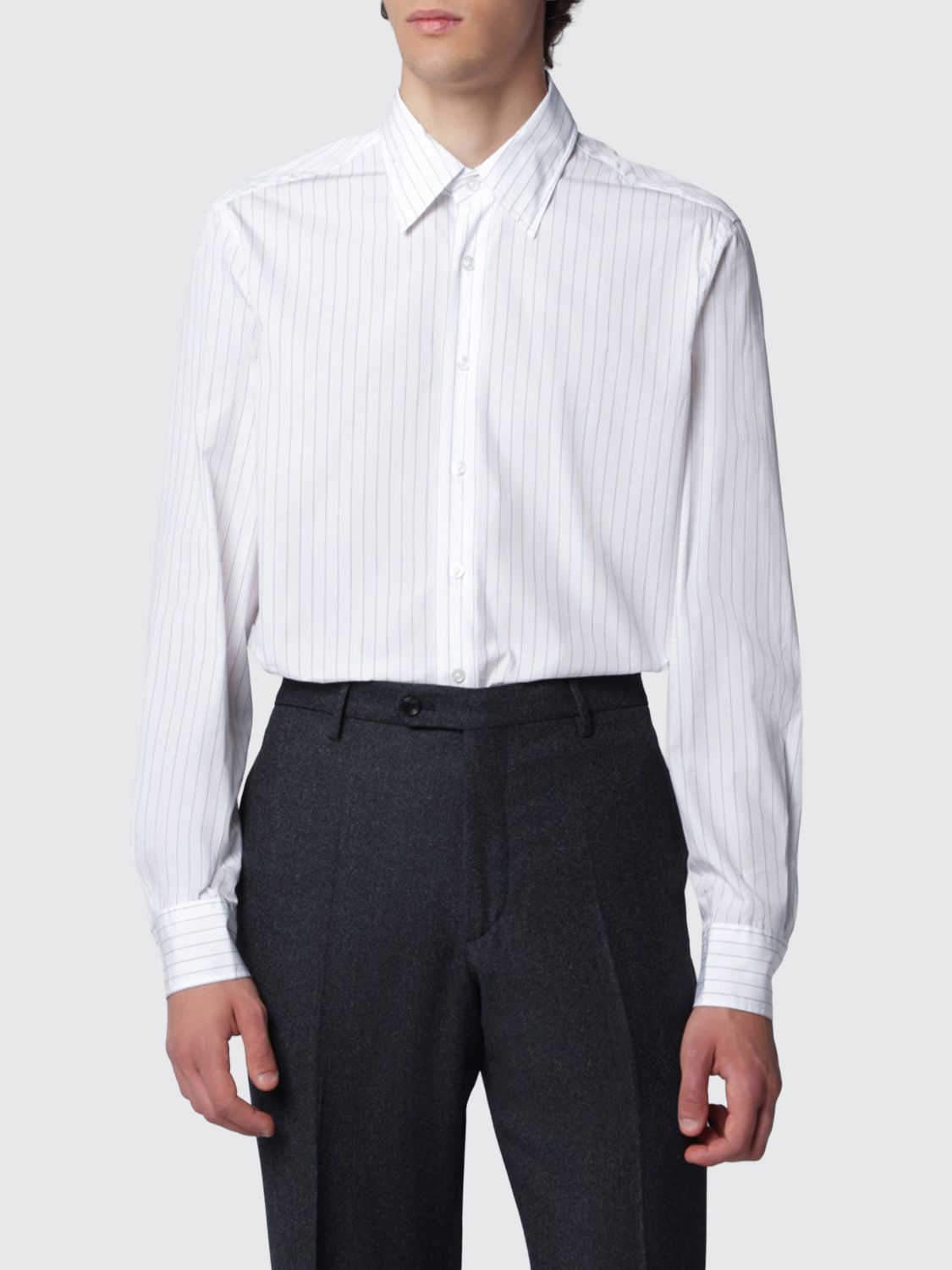 LARDINI HEMD: Hemd herren Lardini, Weiß - Img 1