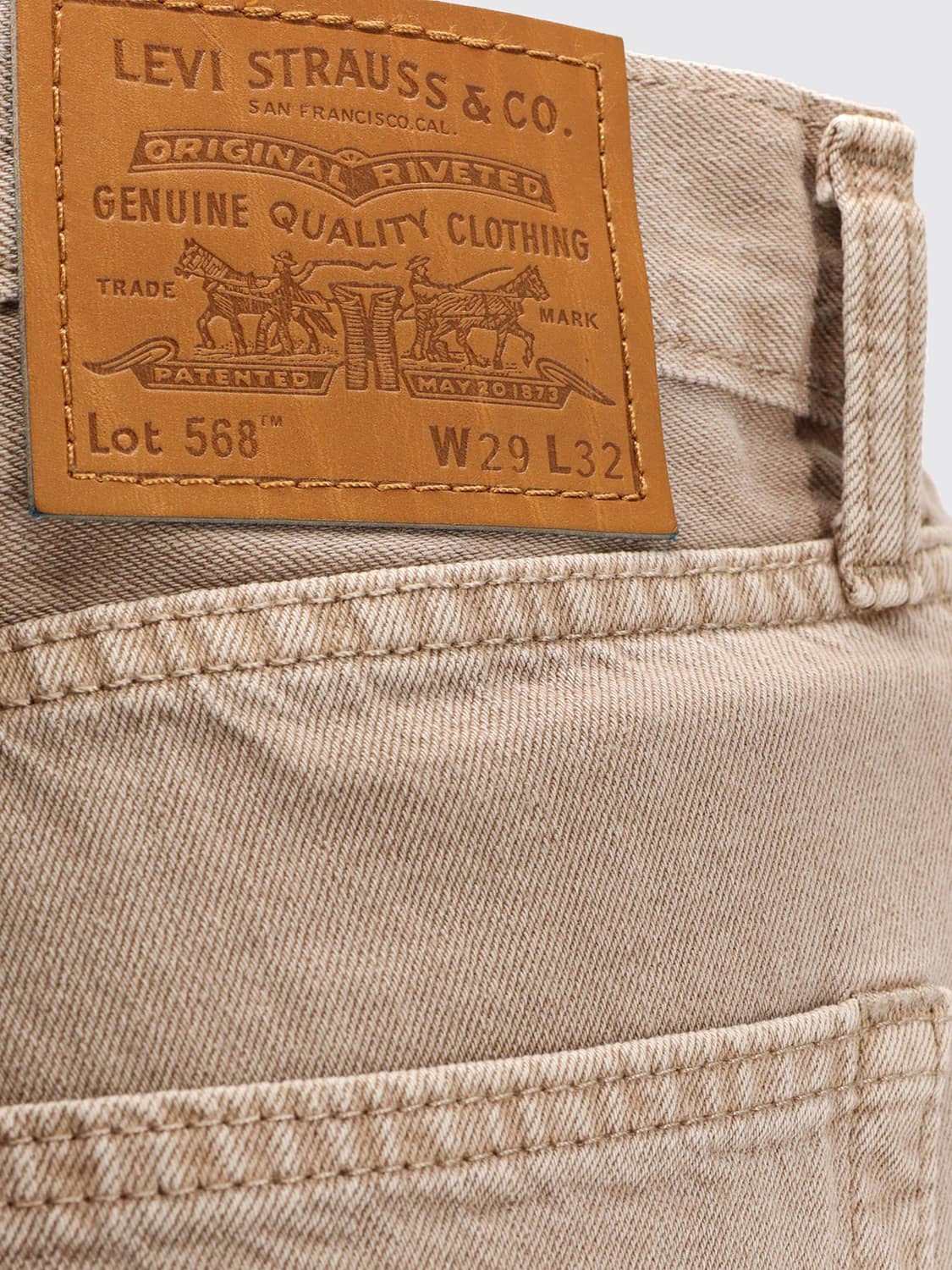 LEVI'S JEANS: Jeans men Levi's, Kaki - Img 4