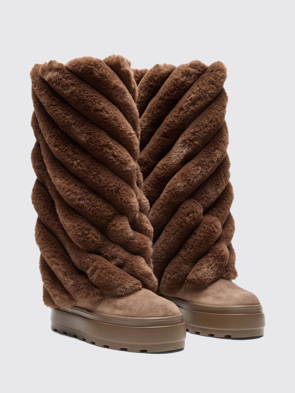 CASADEI ブーツ: ブーツ レディース Casadei, ブラウン - Img 2