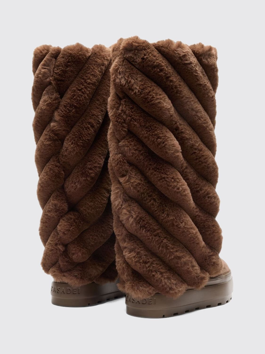 CASADEI ブーツ: ブーツ レディース Casadei, ブラウン - Img 3