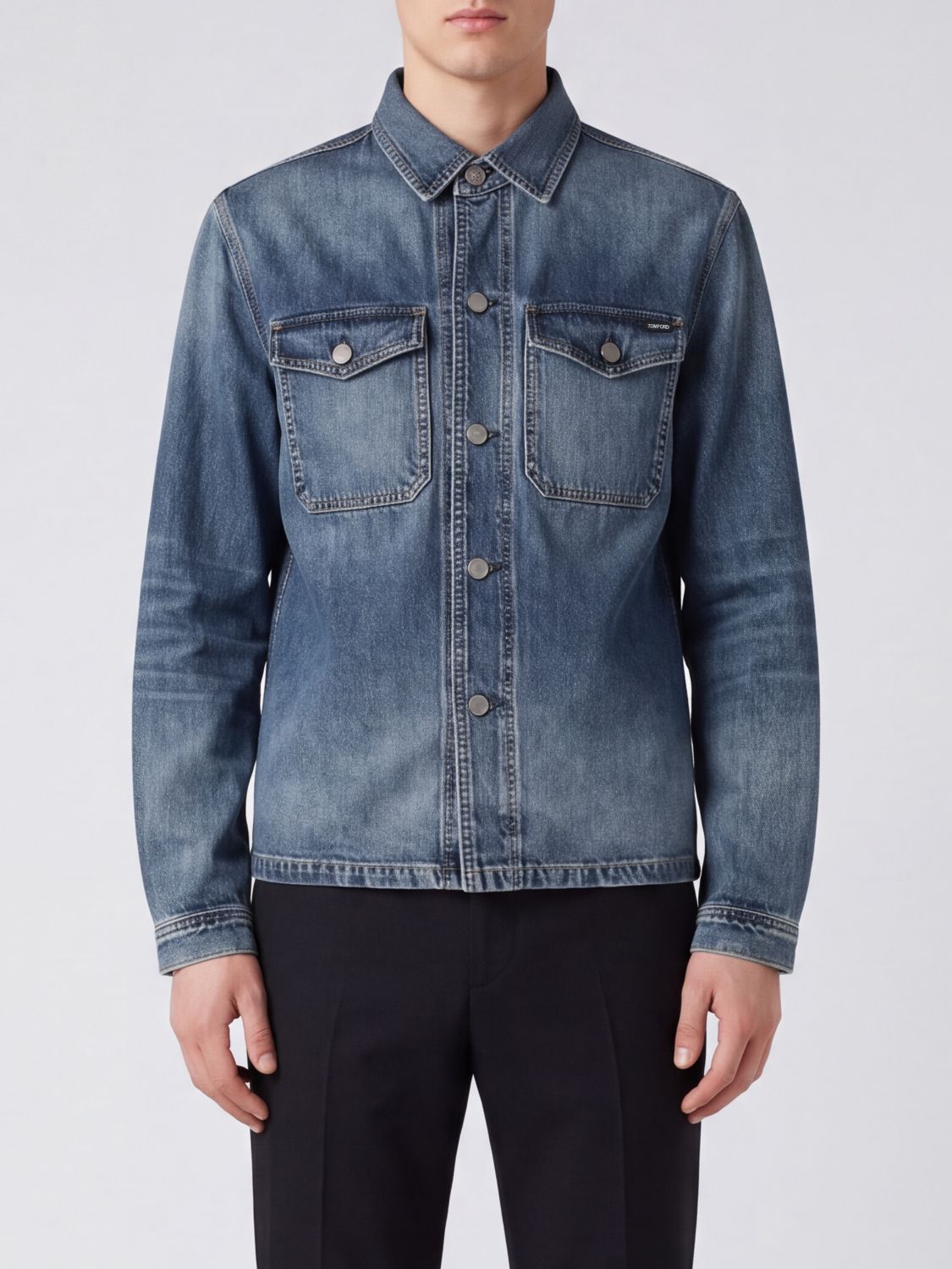 TOM FORD JACKET: Jacket men Tom Ford, Indigo - Img 1