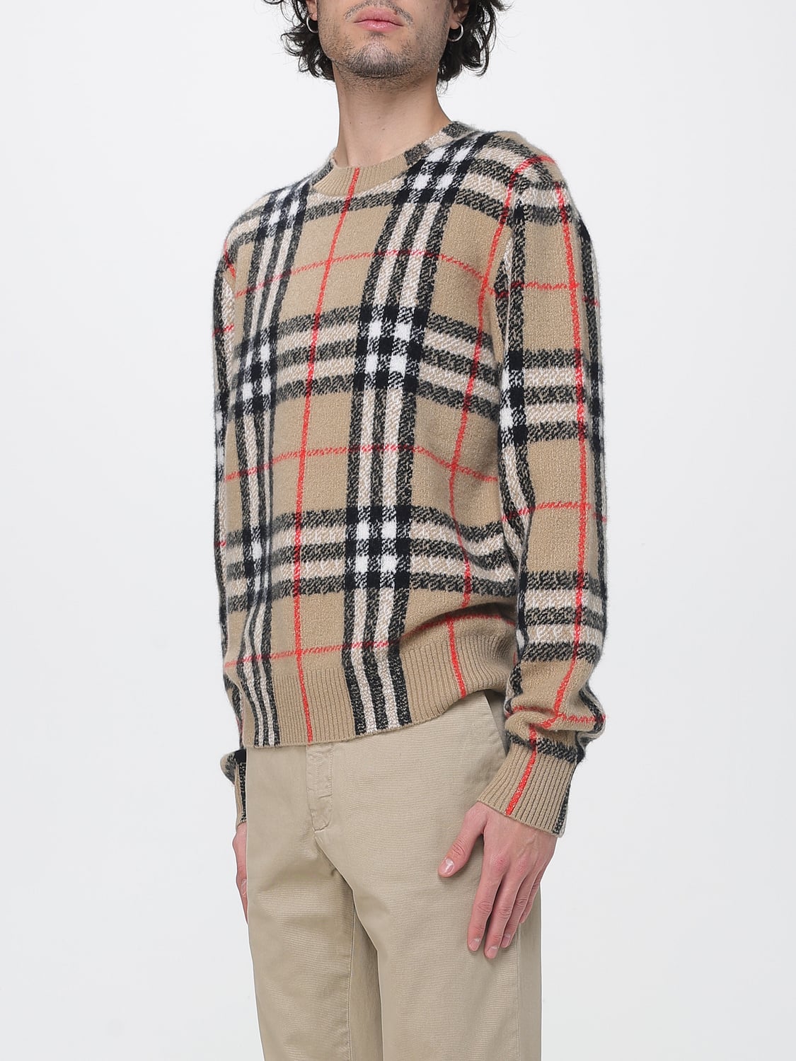 BURBERRY SWEATER: Sweater men Burberry, Earth - Img 4