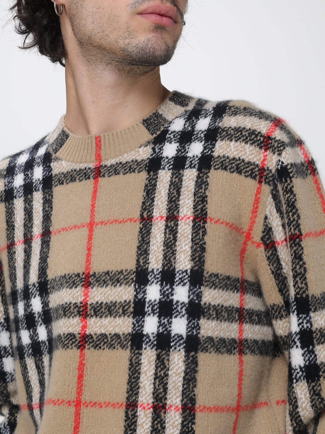 BURBERRY SWEATER: Sweater men Burberry, Earth - Img 5