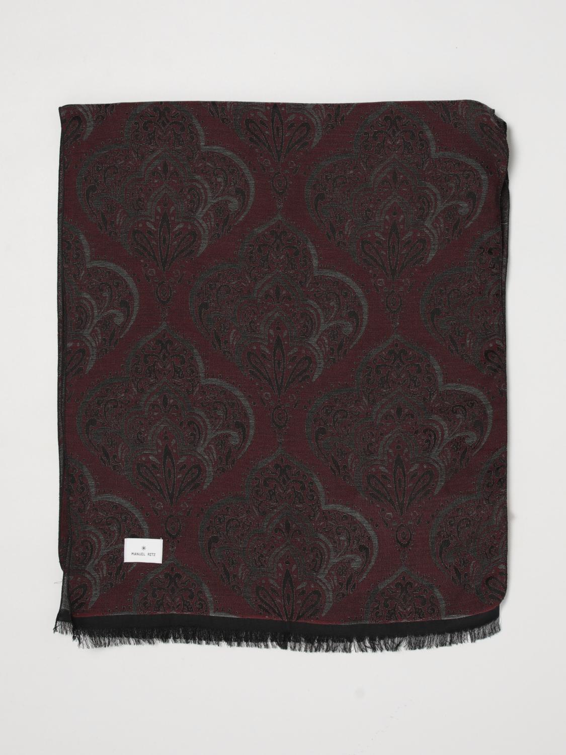 MANUEL RITZ SCARF: Scarf men Manuel Ritz, Burgundy - Img 1