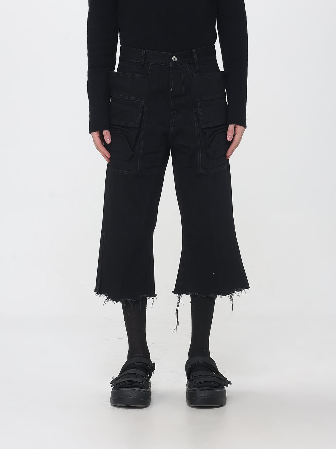 RICK OWENS JEANS: Jeans men Rick Owens, Black - Img 1