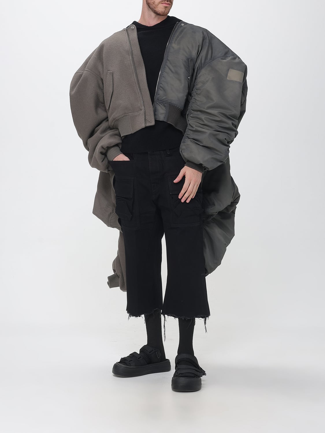 RICK OWENS JEANS: Jeans men Rick Owens, Black - Img 2