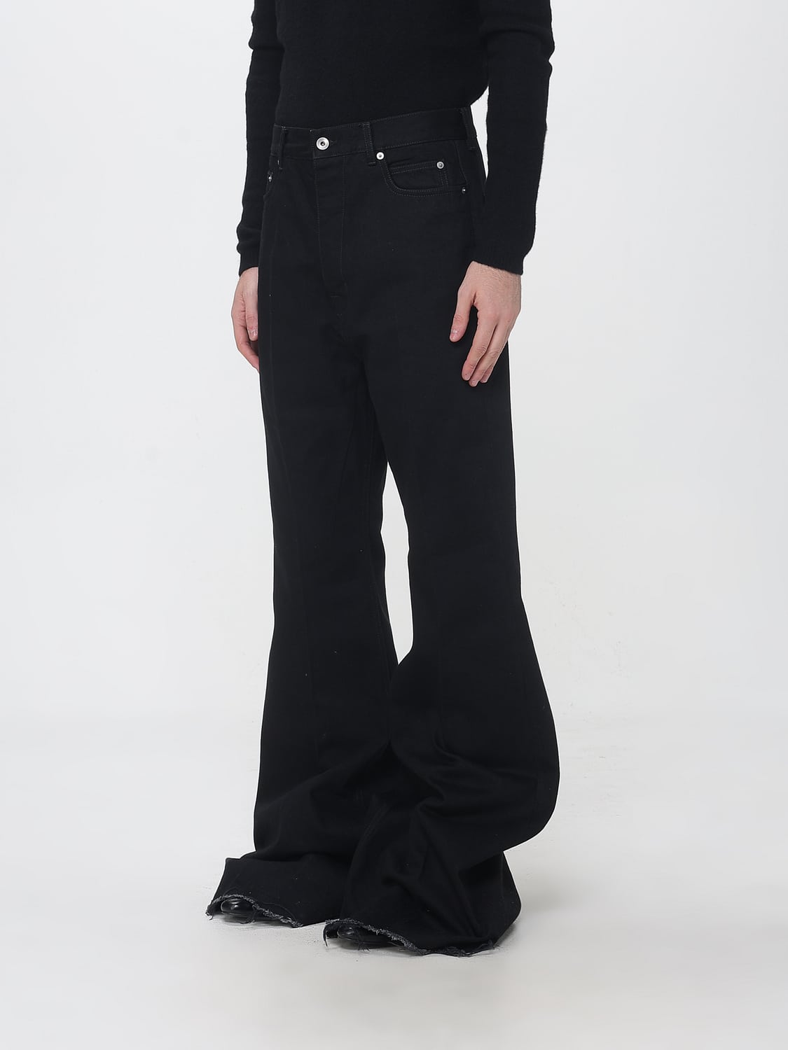 RICK OWENS JEANS: Jeans men Rick Owens, Black - Img 4