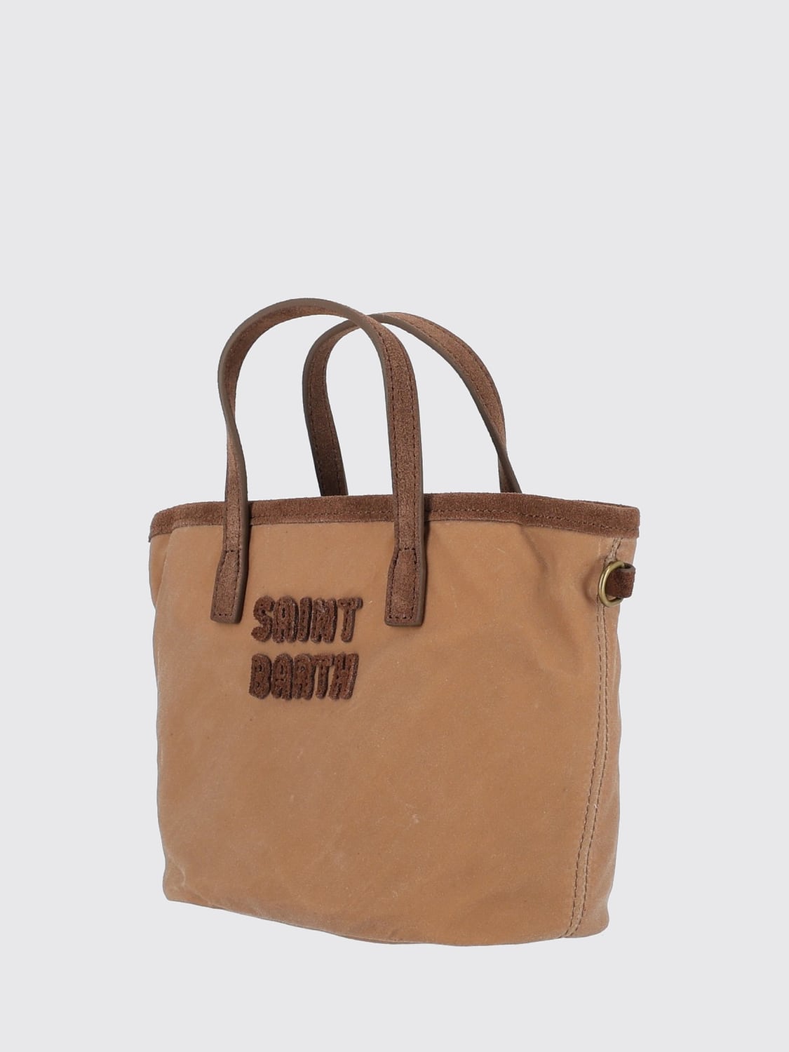 MC2 SAINT BARTH BORSA A MANO: Borsa a mano MC2 Saint Barth in poliestere con doppio manico e logo applicato, Fa01 - Img 2