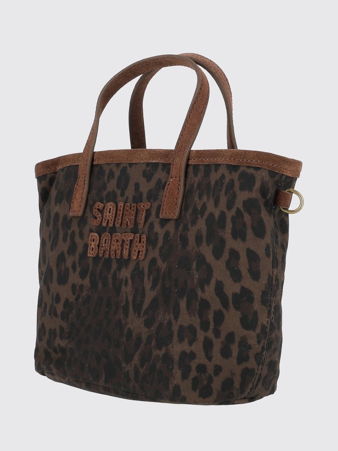 MC2 SAINT BARTH BORSA A MANO: Borsa a mano MC2 Saint Barth in poliestere con doppio manico e logo applicato, Fa02 - Img 2