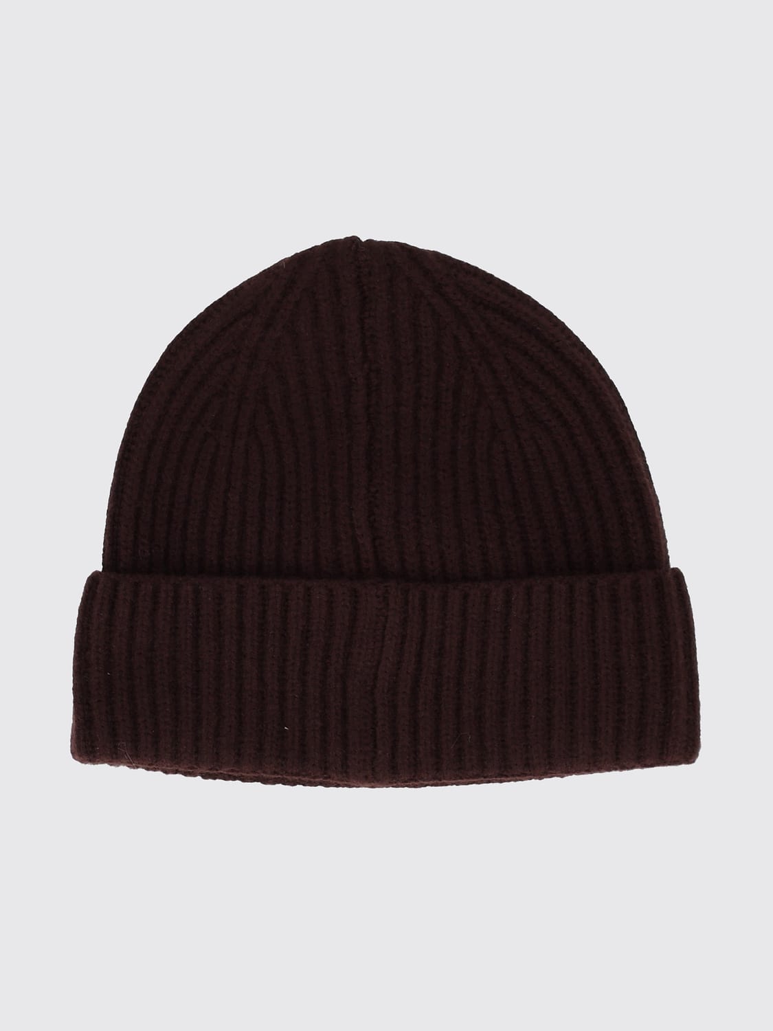 MC2 SAINT BARTH HAT: MC2 Saint Barth Embroidered-Logo Wool Beanie, Brown - Img 2