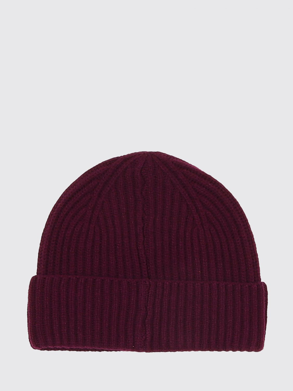 MC2 SAINT BARTH HAT: MC2 Saint Barth Embroidered-Logo Wool Beanie, Plum - Img 2