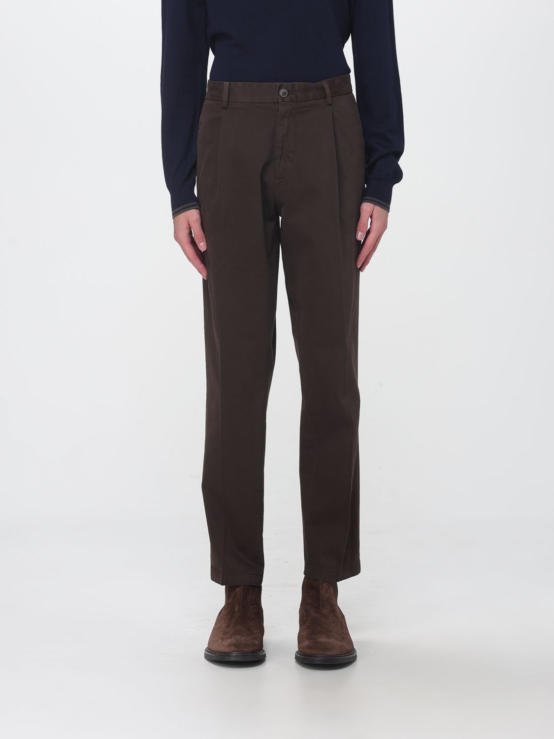 FAY HOSE: Hose herren Fay, Braun - Img 1
