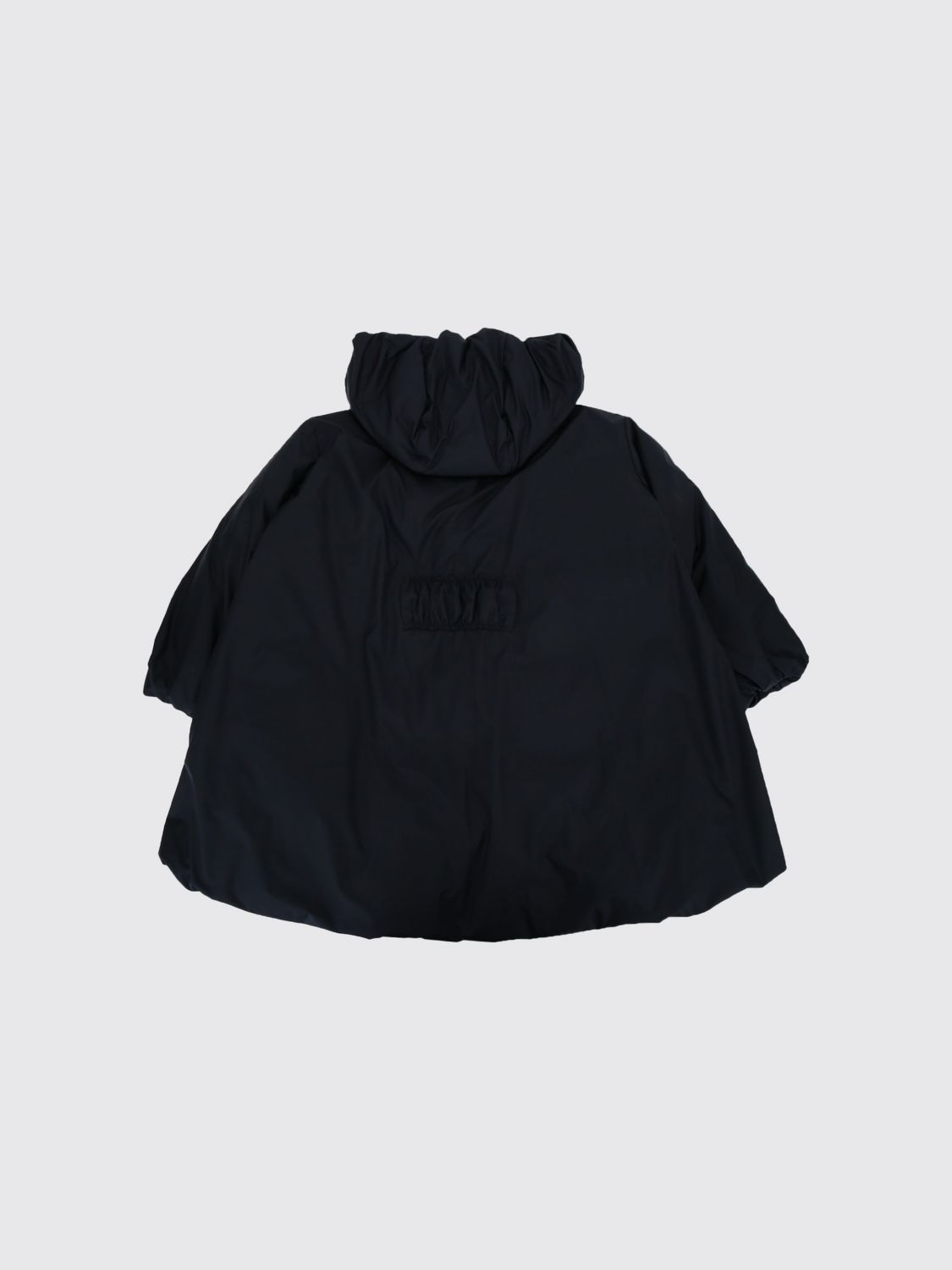 MONCLER ジャケット: MONCLER ボーイズ ライトウェイト ウィンドプルーフ ポリエステルジャケット フード付き, ブルー - Img 2
