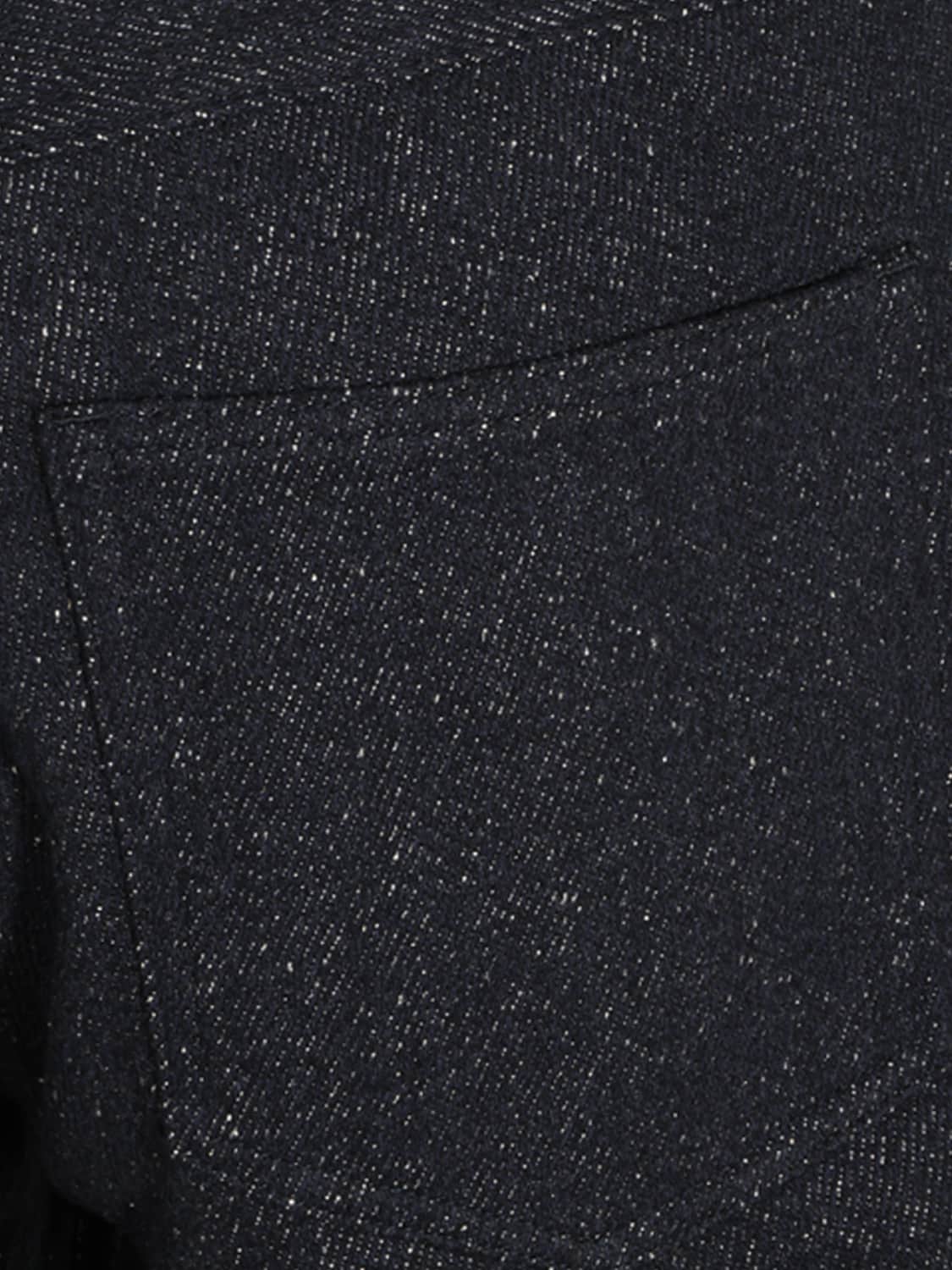 AURALEE PANTALONI: Pantaloni a gamba larga Auralee in pura seta con design a cinque tasche, Blue Navy - Img 4