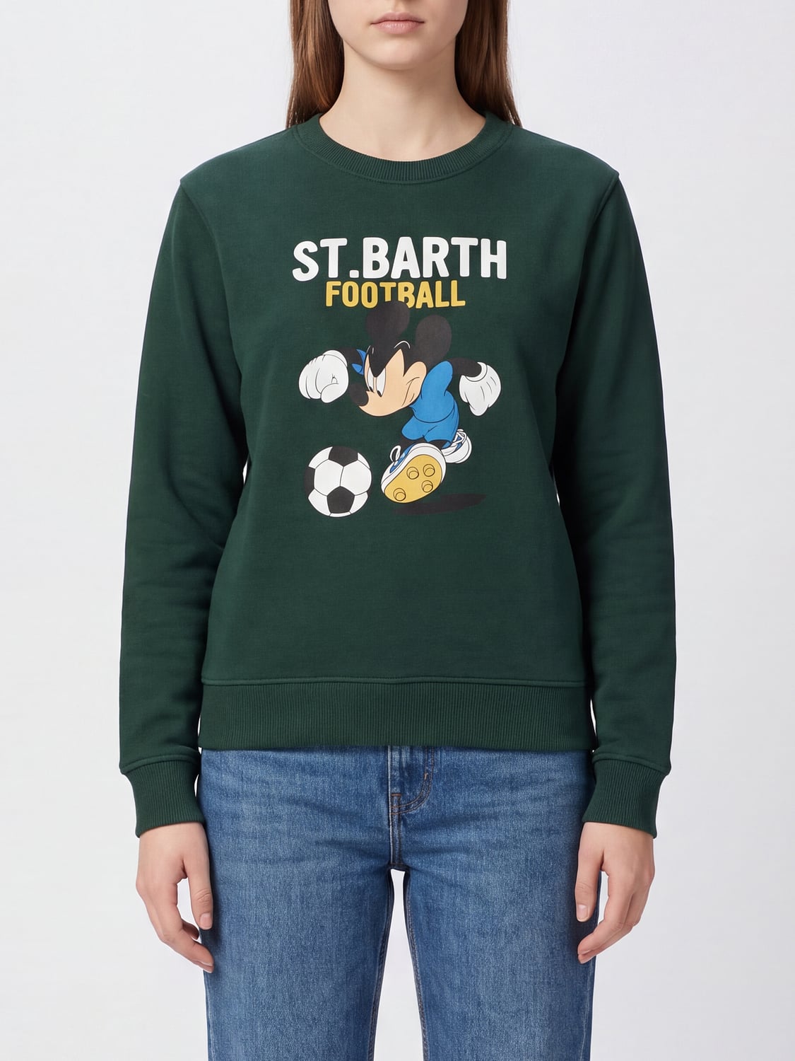 MC2 SAINT BARTH SWEATSHIRT: Sweatshirt damen Mc2 Saint Barth, Grün - Img 1