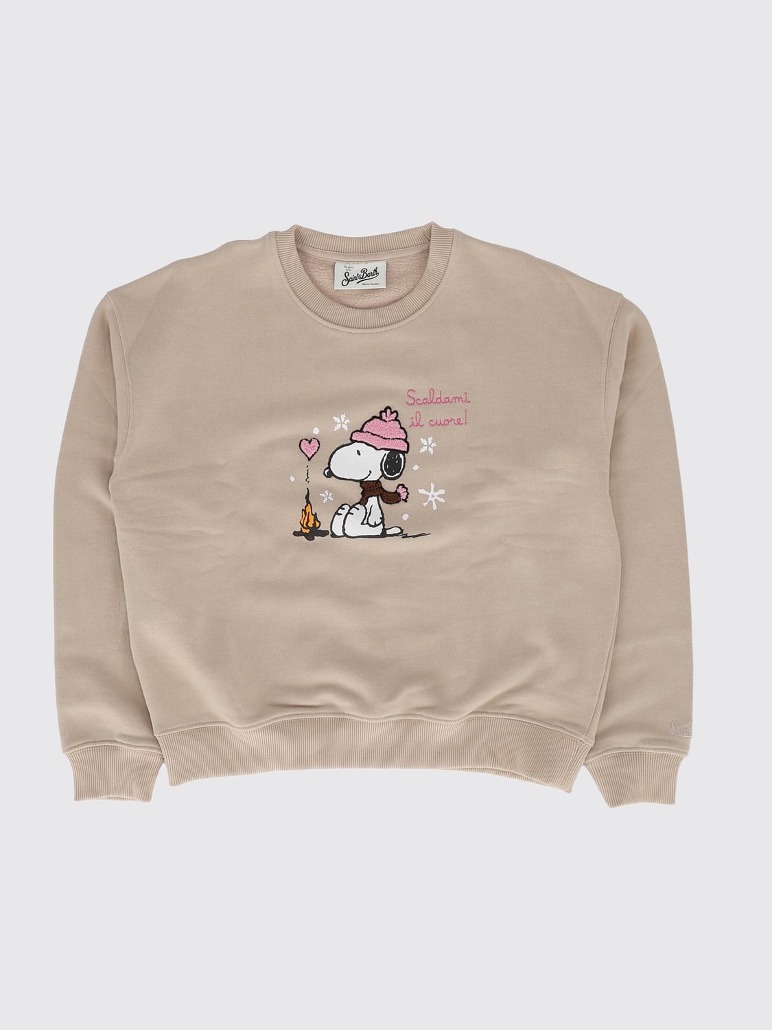 MC2 SAINT BARTH SUDADERA: Sudadera mujer Mc2 Saint Barth, Beige - Img 2