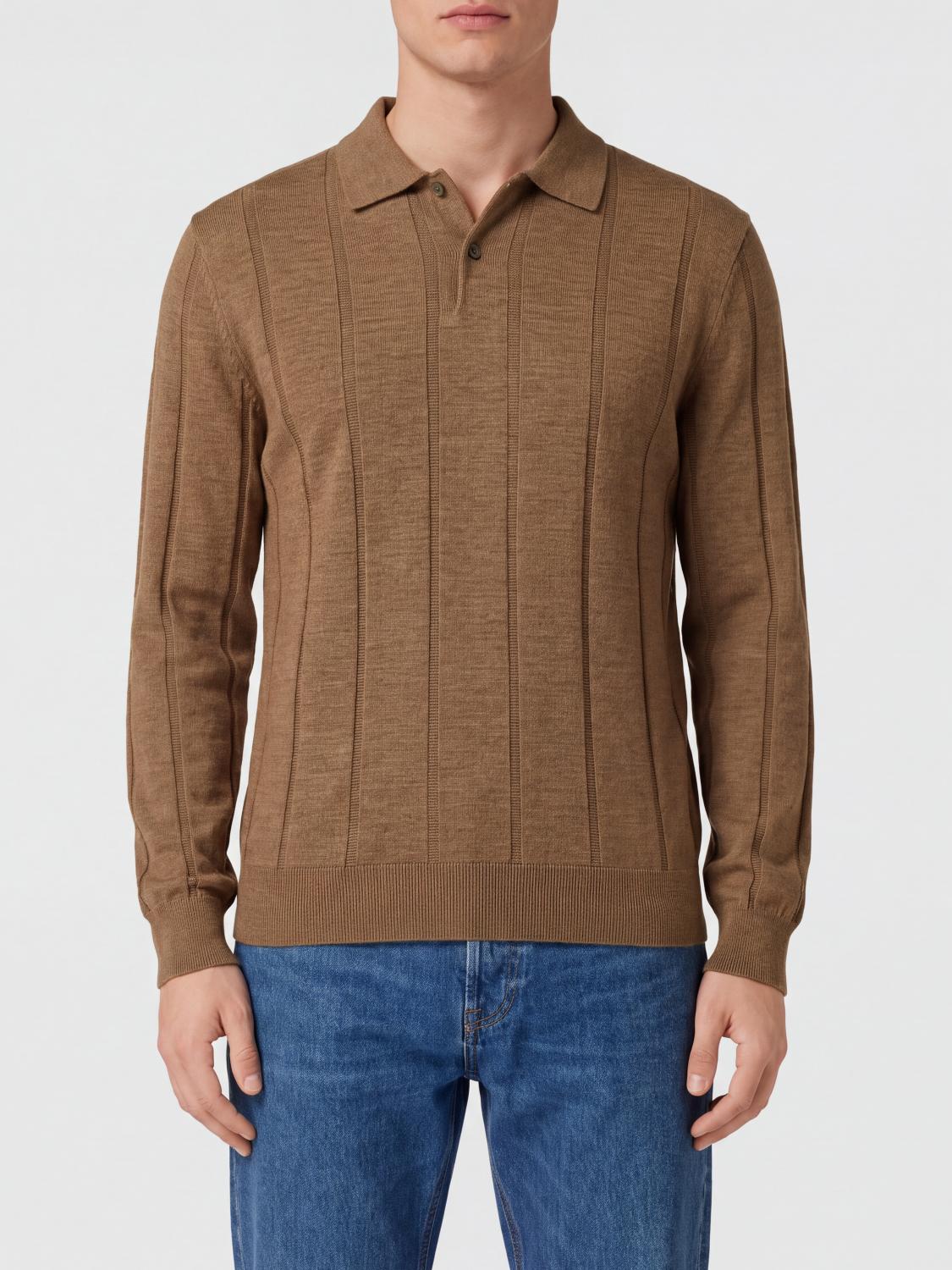 CANALI JERSEY: Jersey hombre Canali, Camello - Img 1
