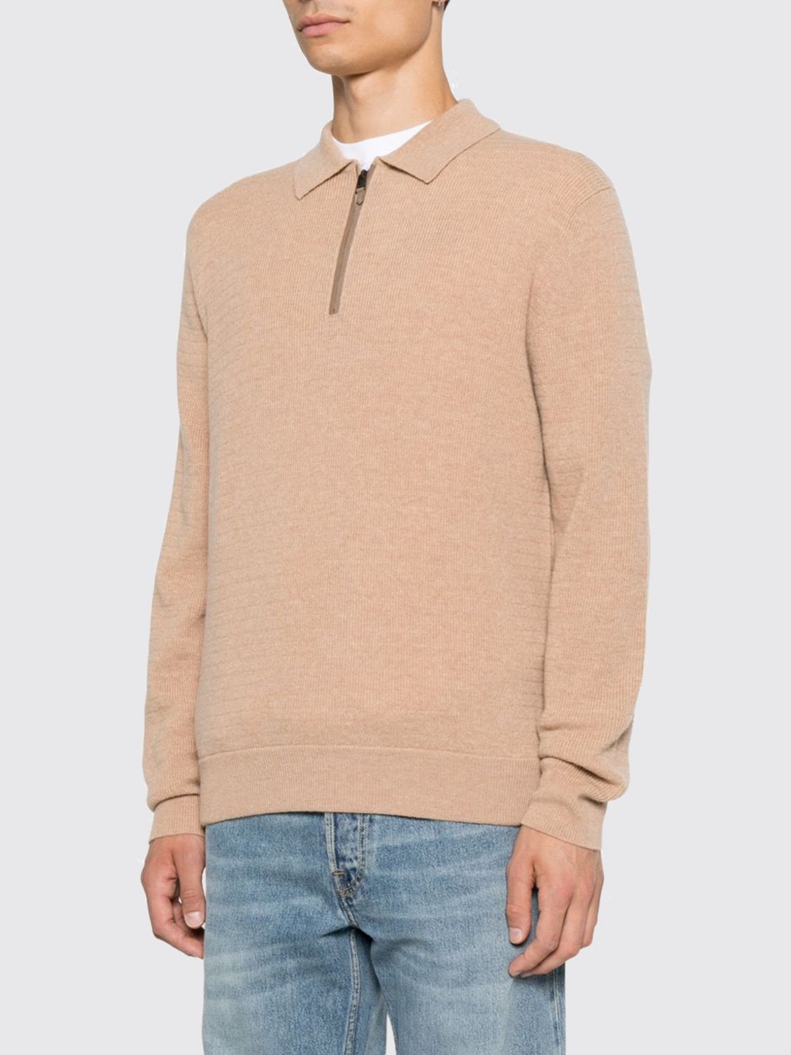 CANALI POLO SHIRT: Polo shirt men Canali, Beige - Img 1