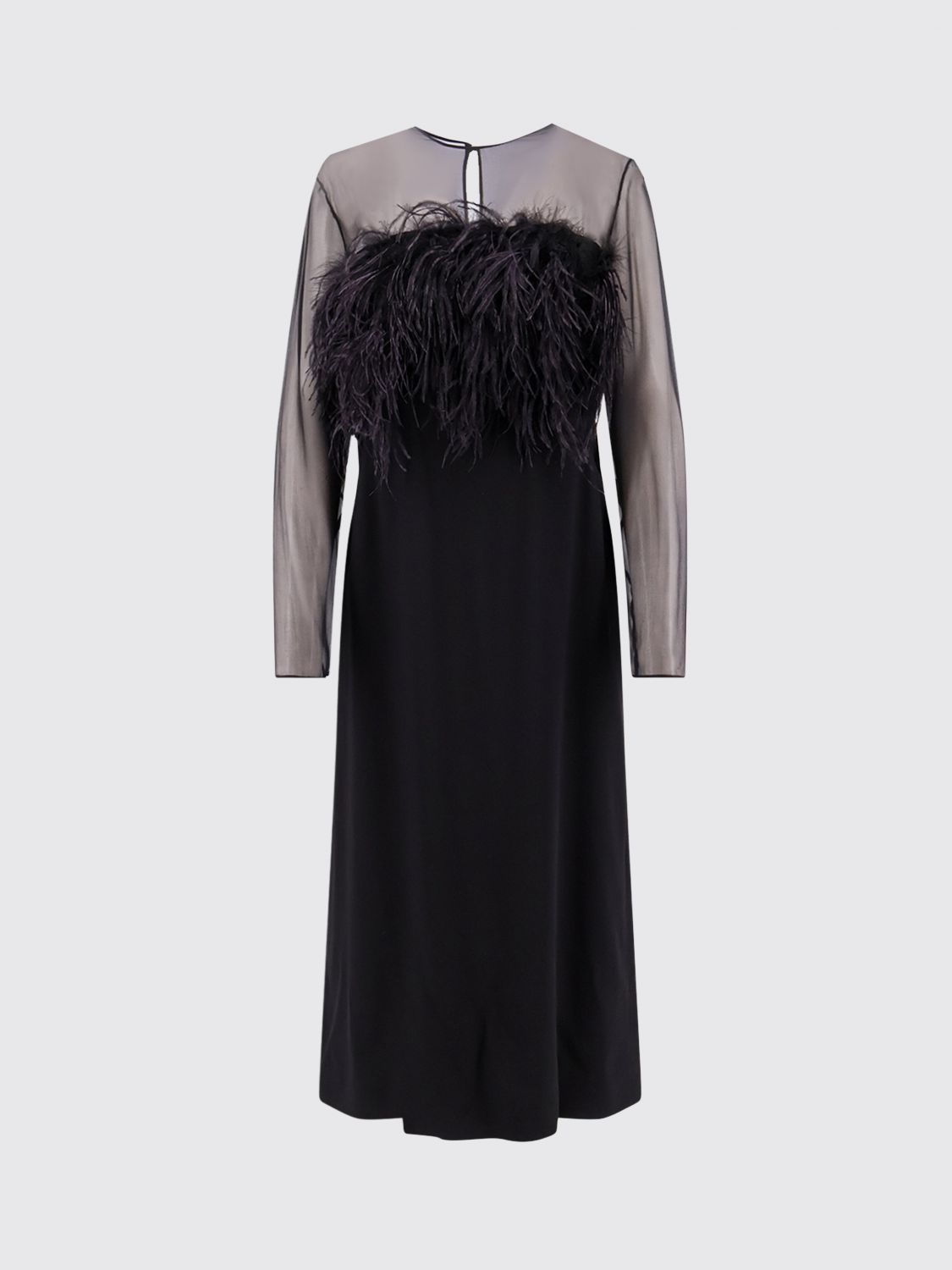 ALBERTA FERRETTI KLEID: Kleid damen Alberta Ferretti, Schwarz - Img 2