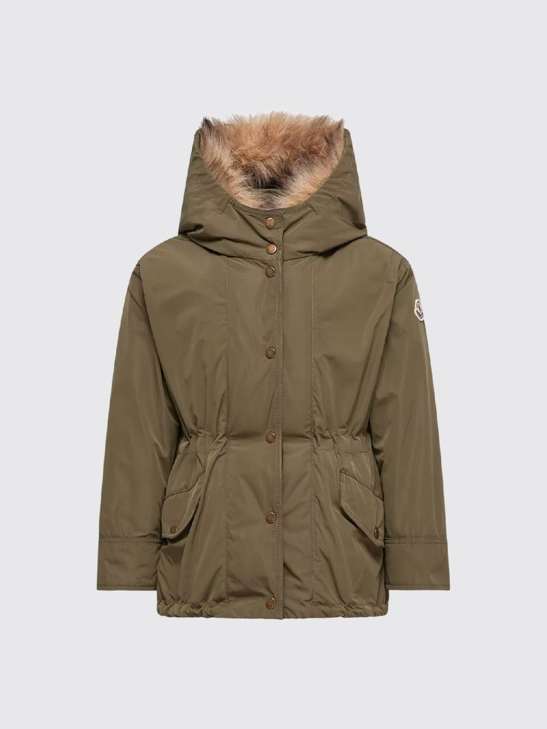 MONCLER JACKET: Jacket kids Moncler, Green - Img 1