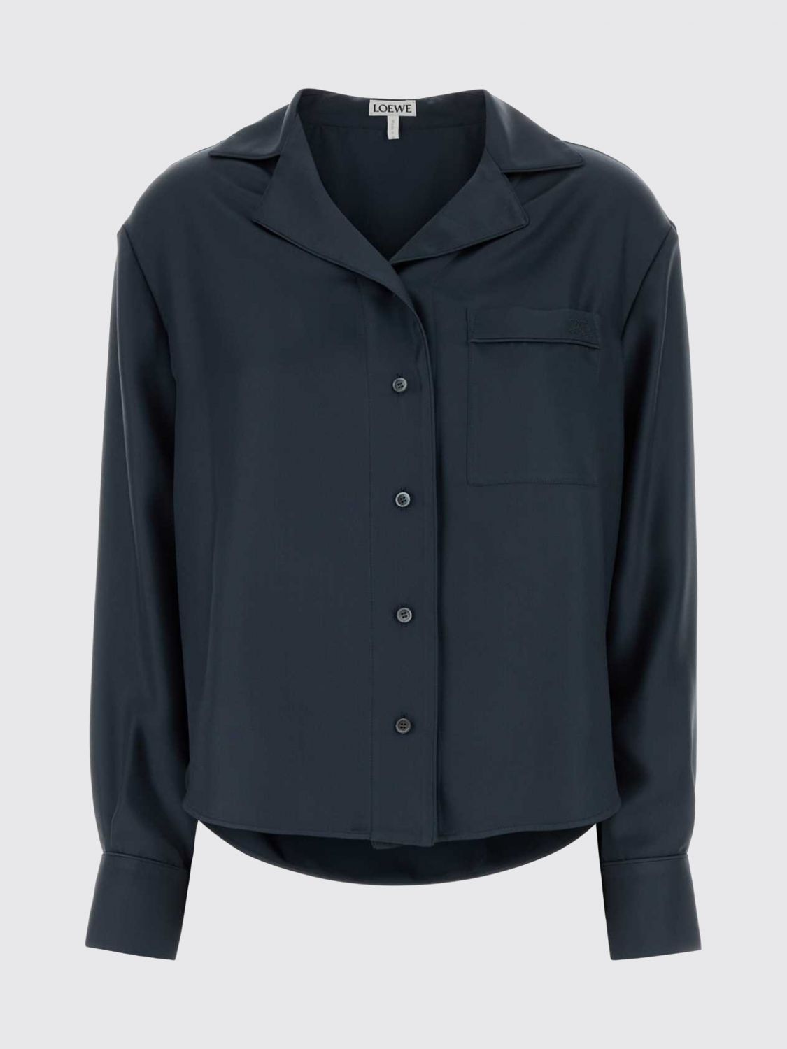 LOEWE HEMDBLUSE: Hemdbluse damen Loewe, Grau - Img 2