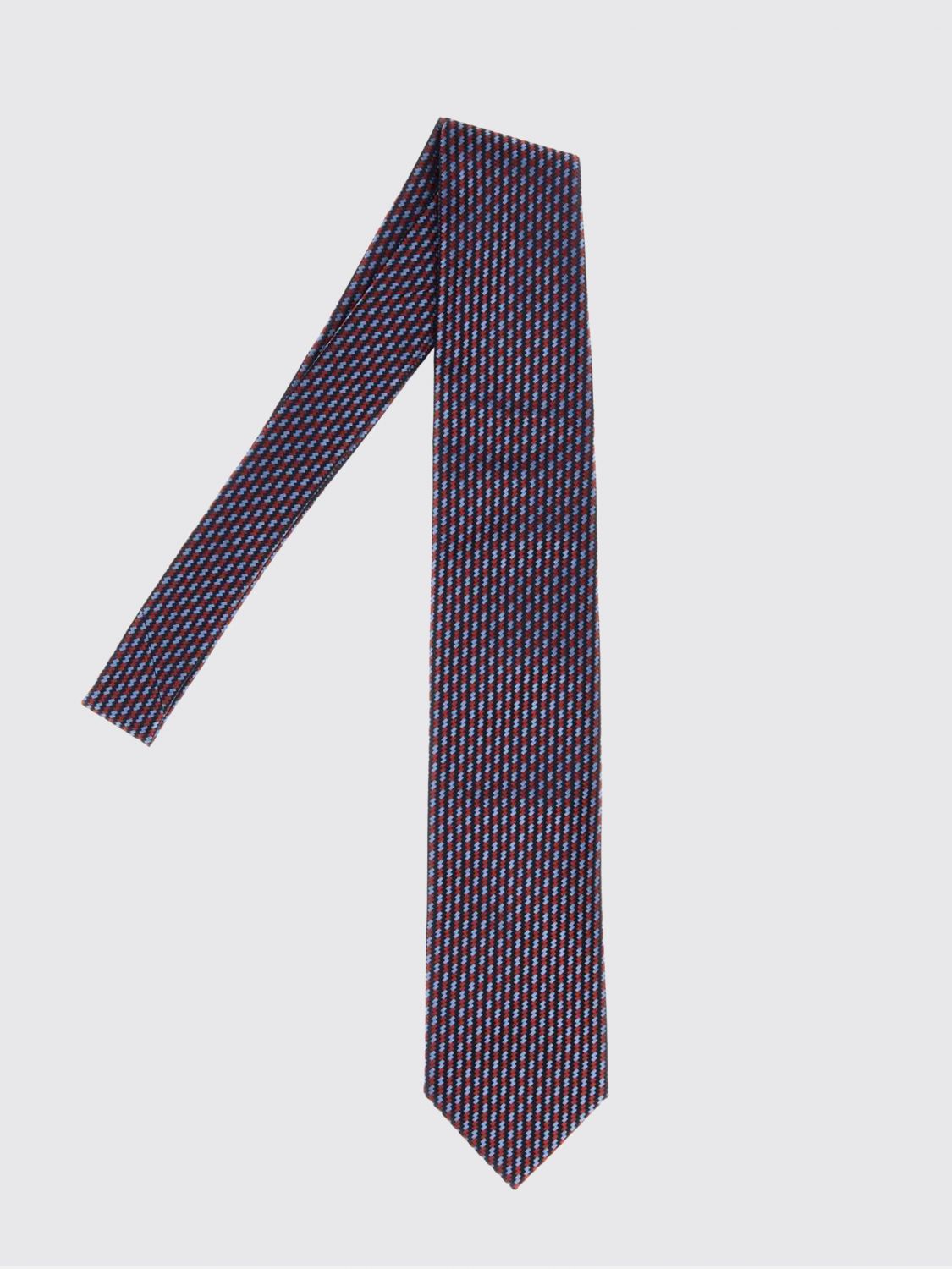 BRIONI TIE: Tie men Brioni, Burgundy - Img 1