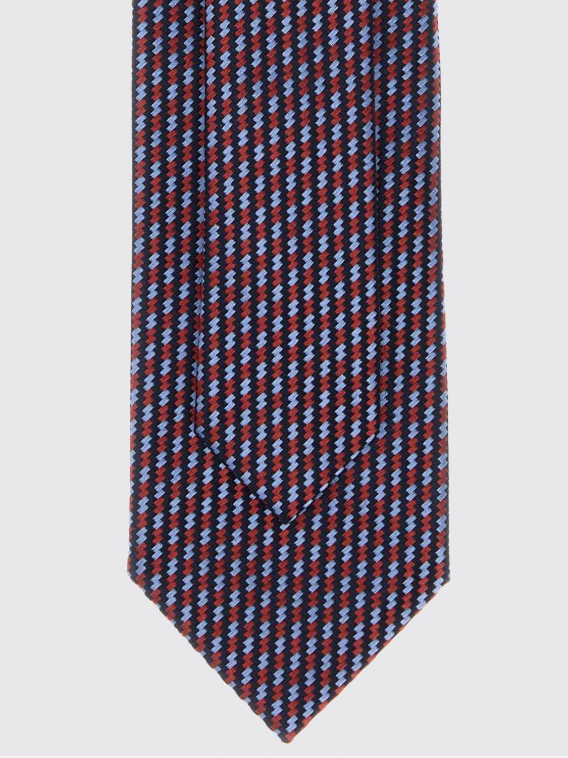 BRIONI TIE: Tie men Brioni, Burgundy - Img 2